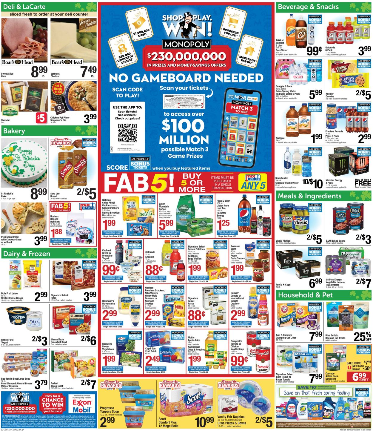 Star Market Ad from 03/12/2021