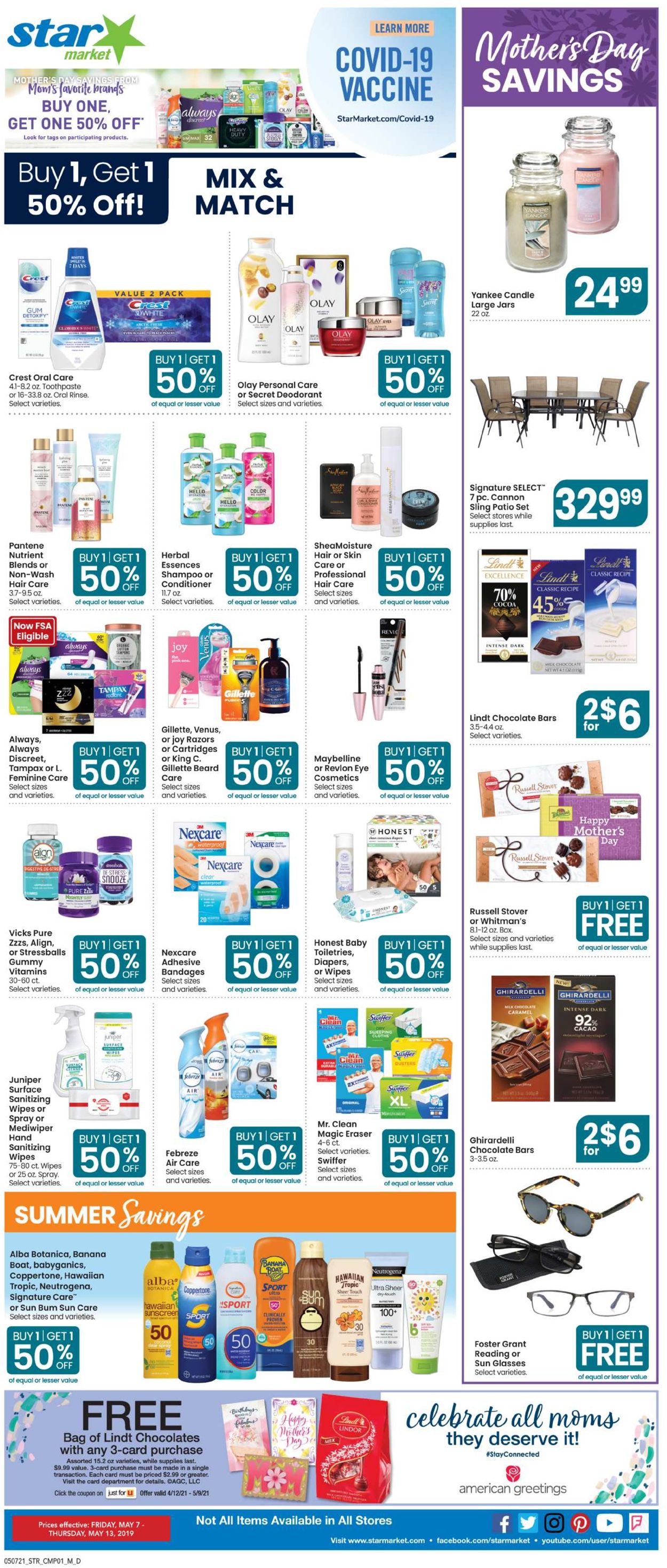 Star Market Ad from 05/07/2021