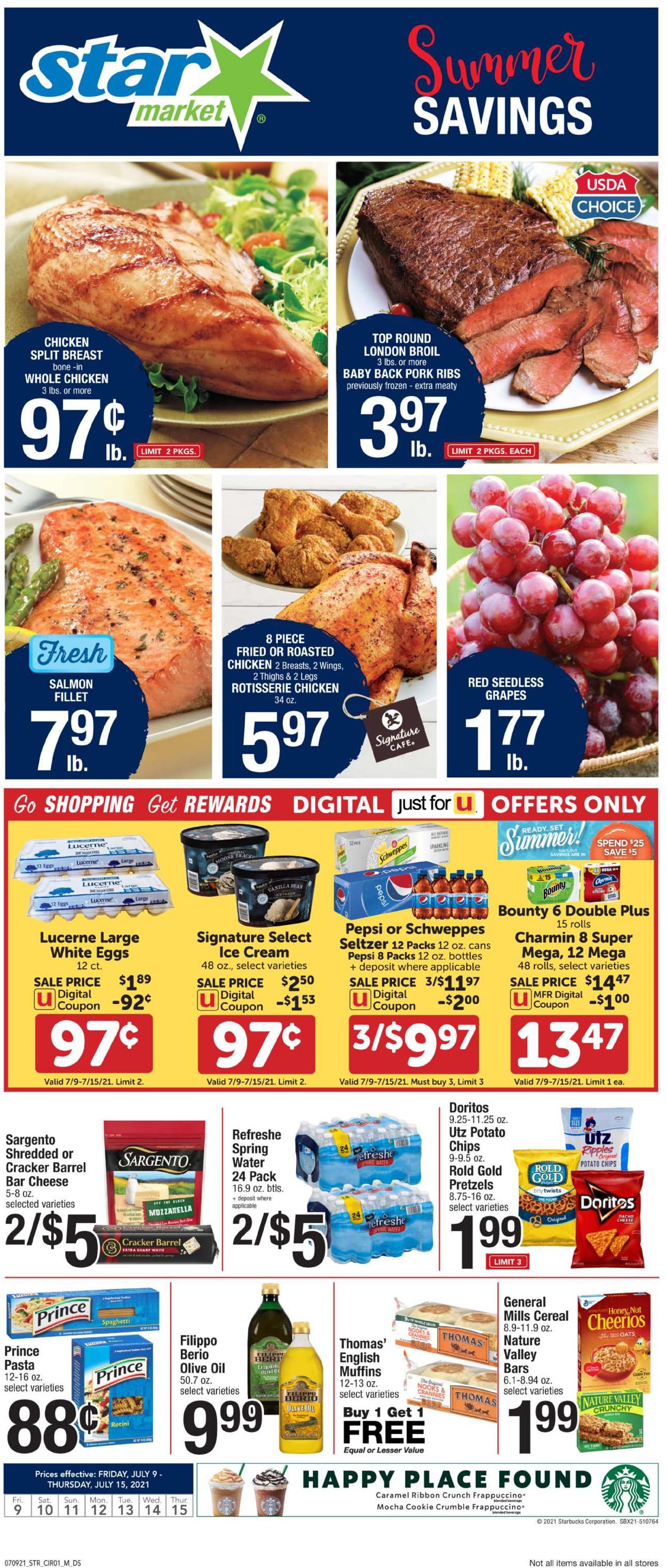 Star Market Ad from 07/09/2021