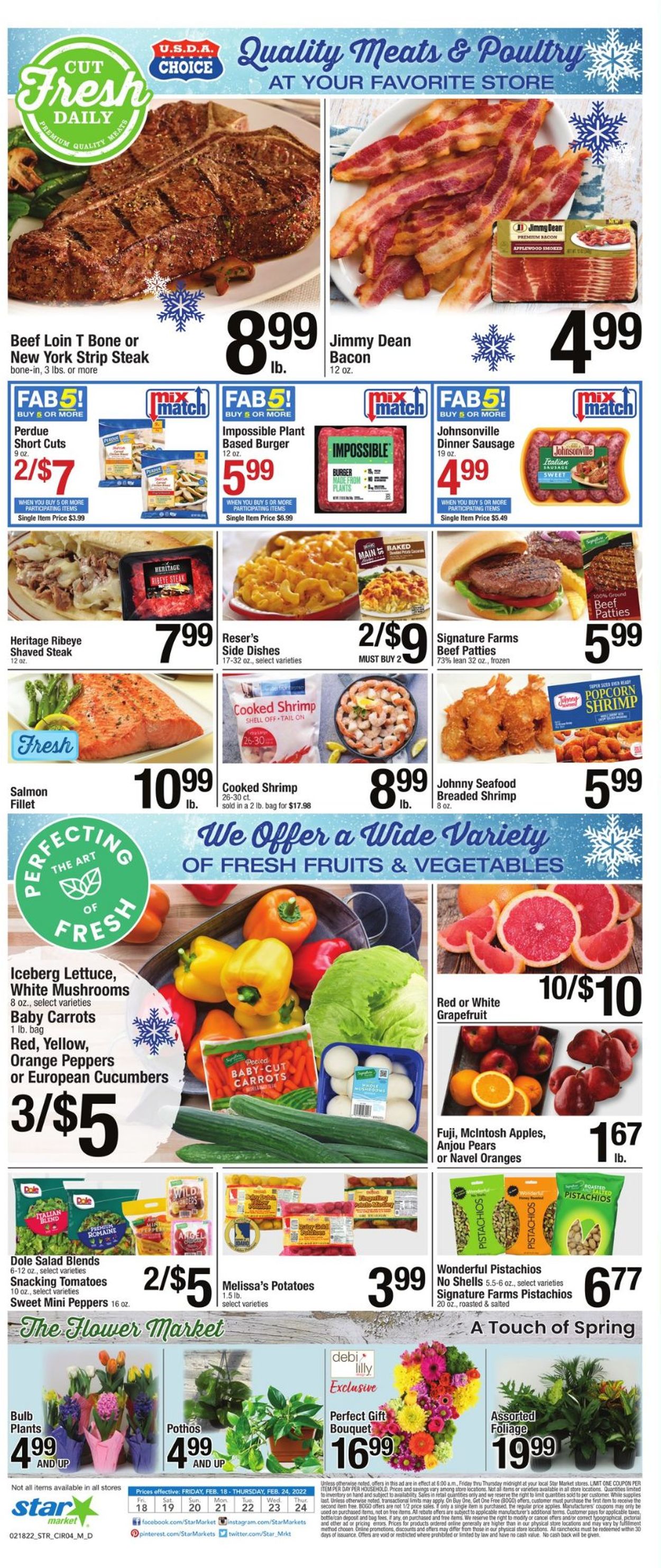 Star Market Ad from 02/25/2022