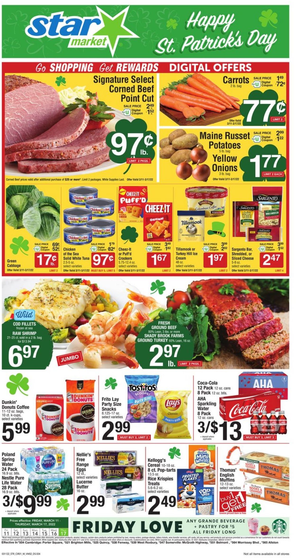 Star Market Ad from 03/18/2022