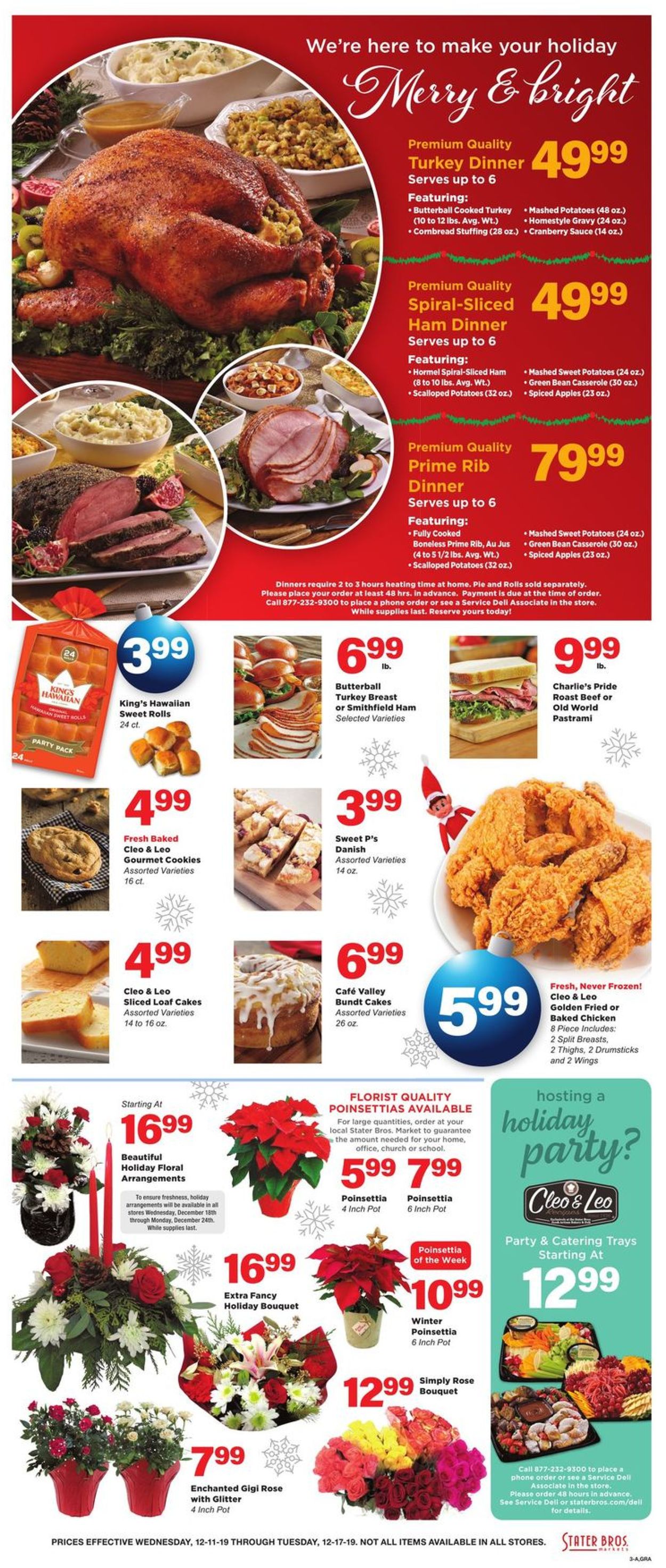 Stater Bros. Ad from 12/11/2019