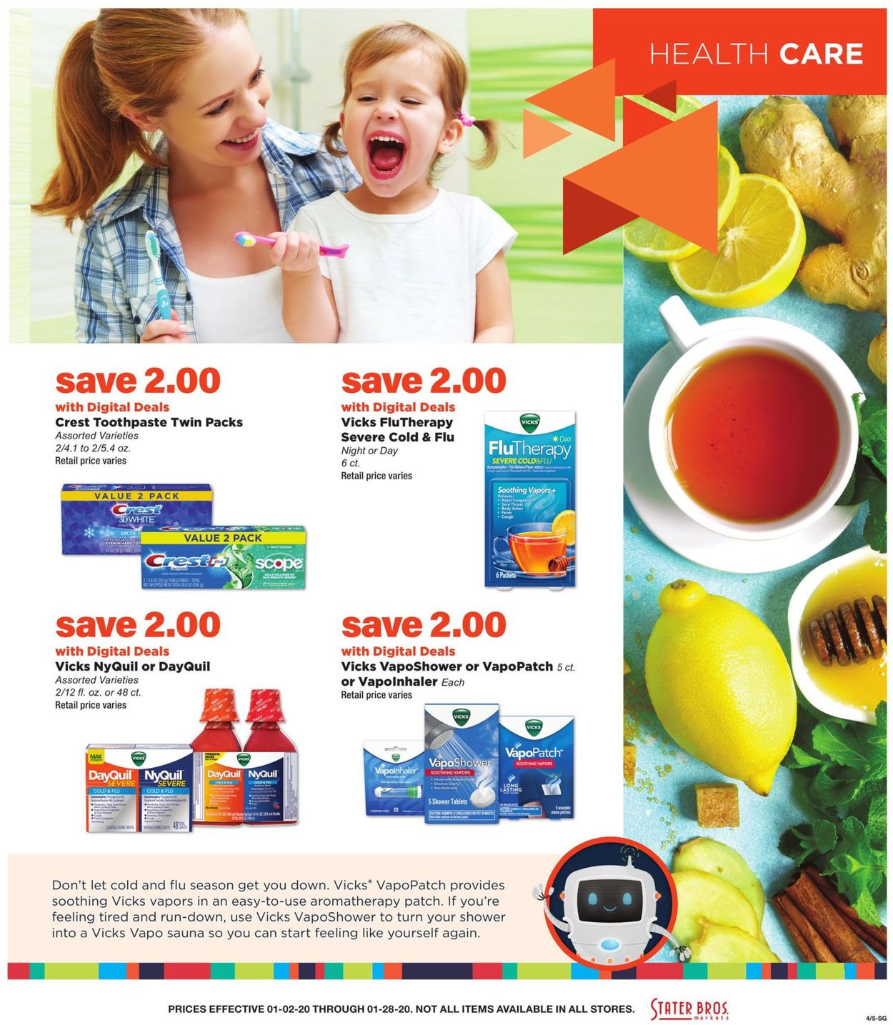 Stater Bros. Ad from 01/02/2020
