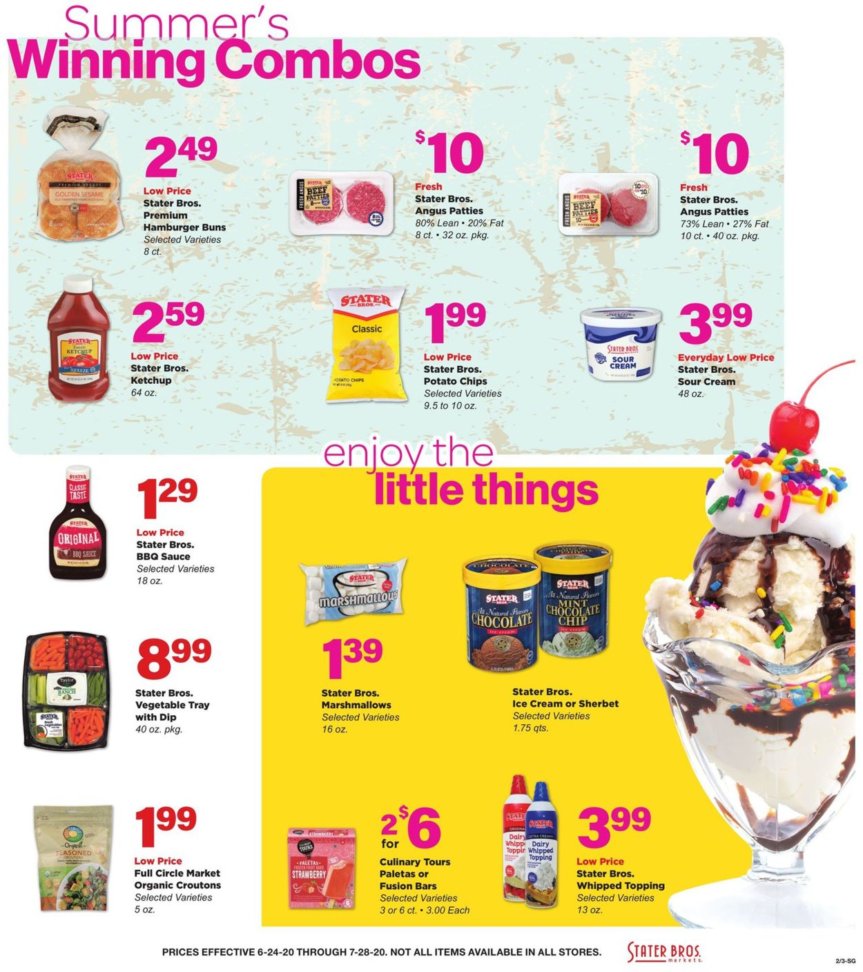 Stater Bros. Ad from 06/24/2020