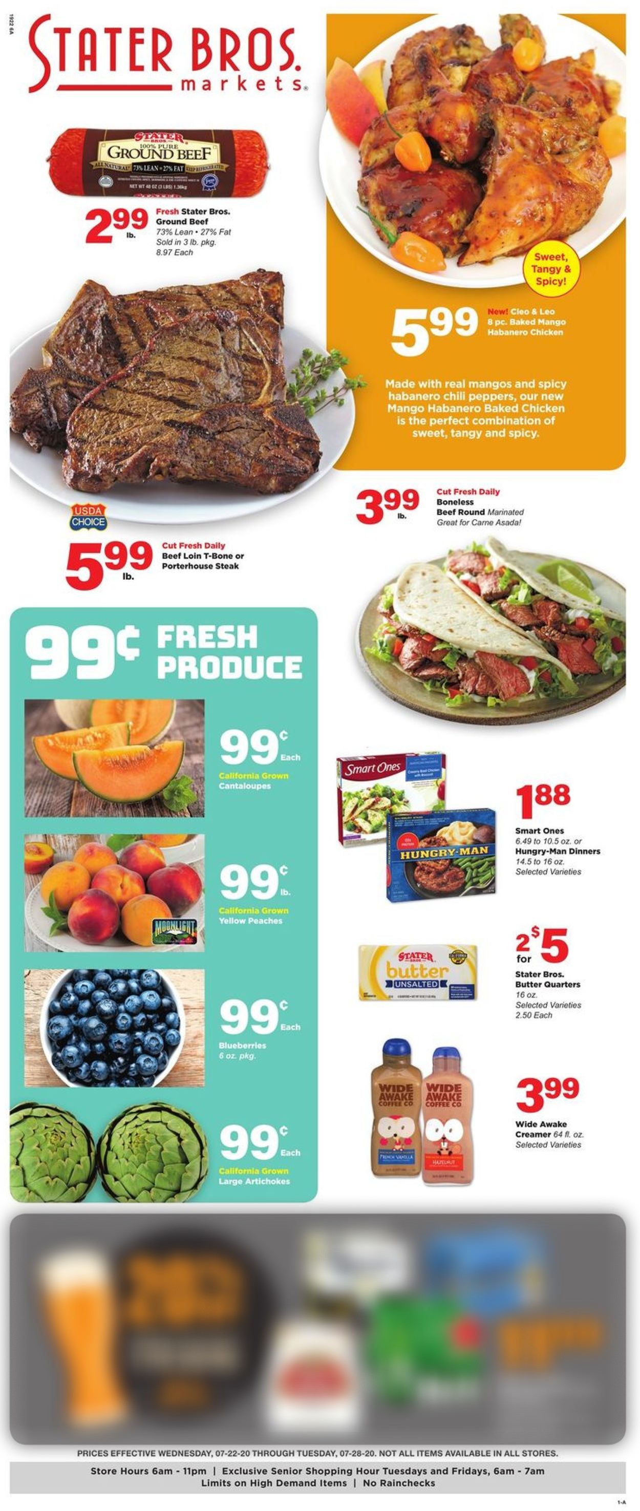 Stater Bros. Ad from 07/22/2020