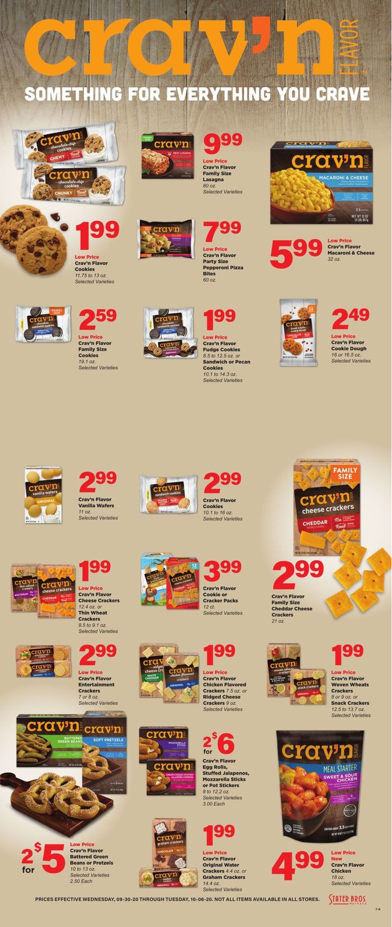 Stater Bros. Ad from 09/30/2020