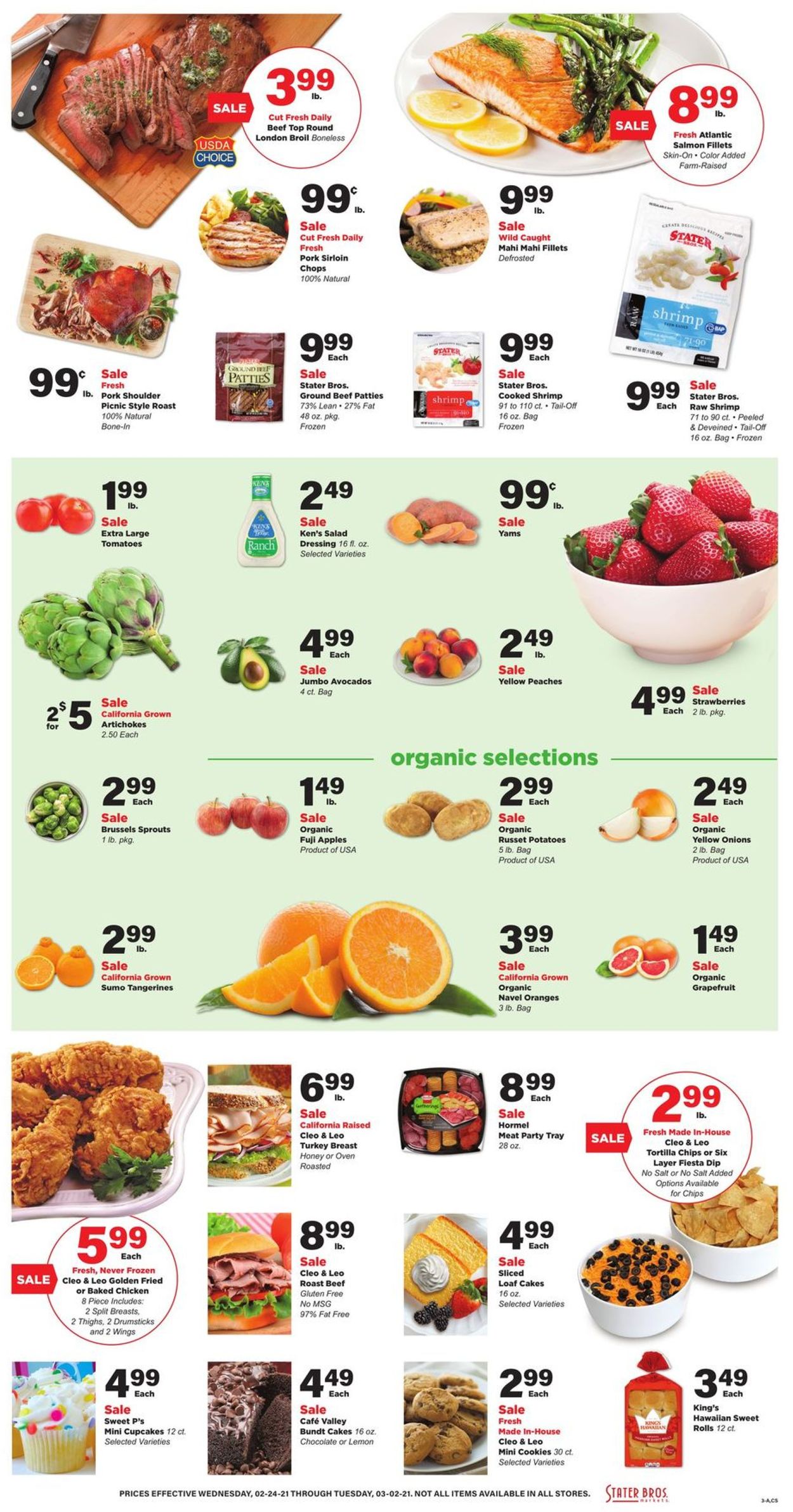 Stater Bros. Ad from 02/24/2021