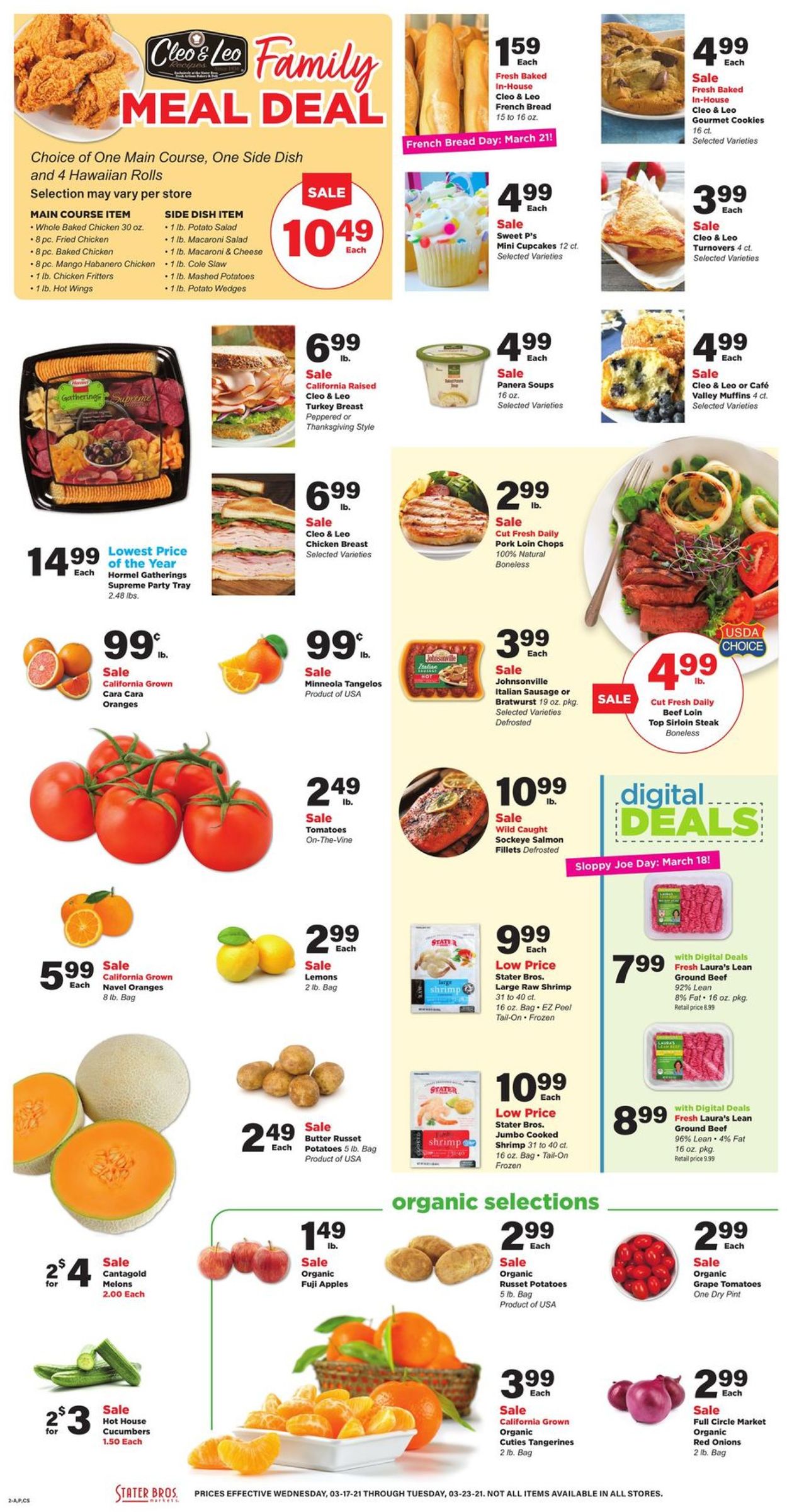 Stater Bros. Ad from 03/17/2021