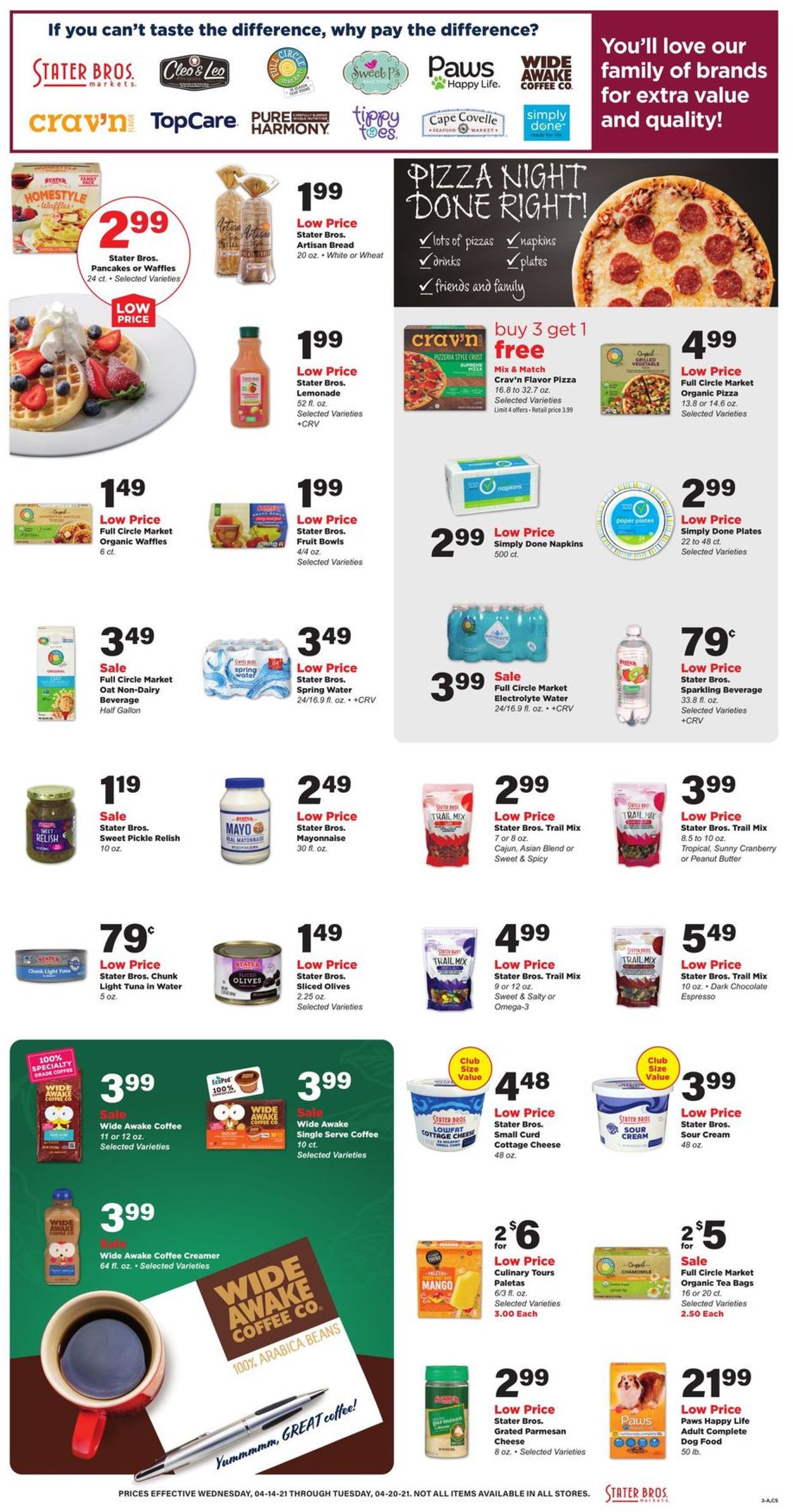 Stater Bros. Ad from 04/14/2021