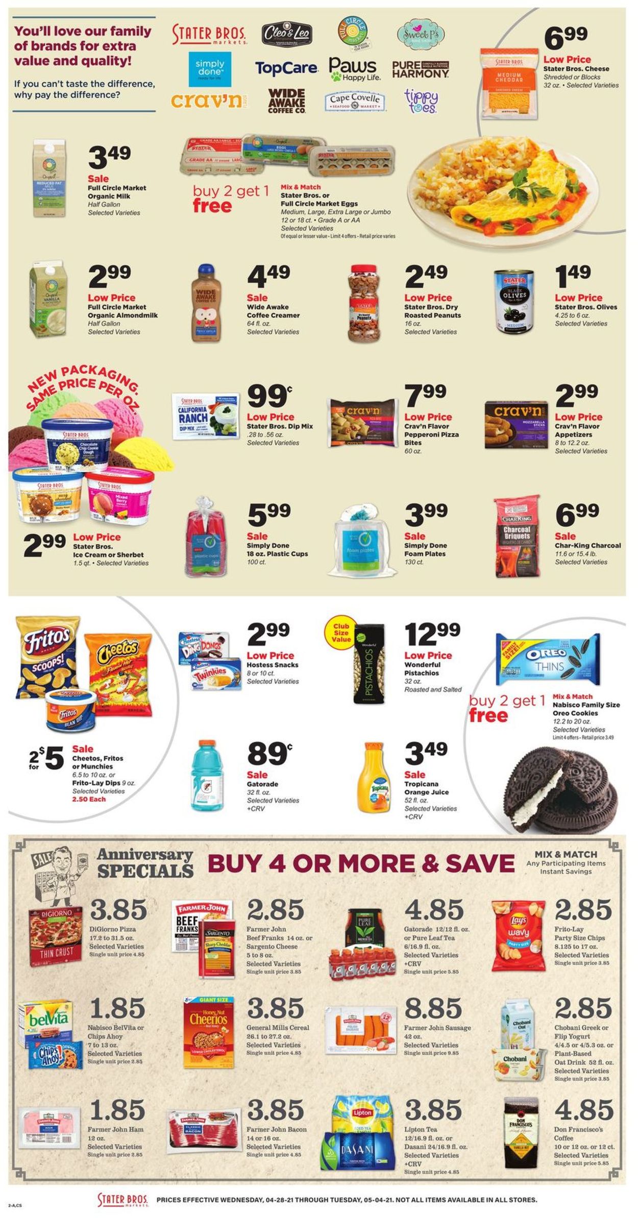 Stater Bros. Ad from 04/28/2021