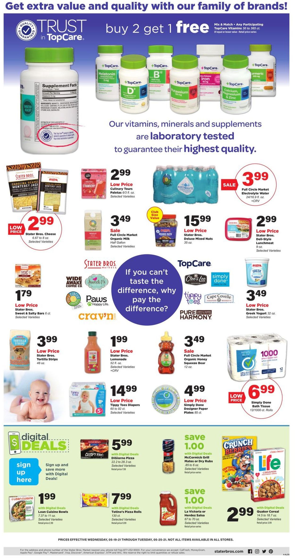Stater Bros. Ad from 05/19/2021