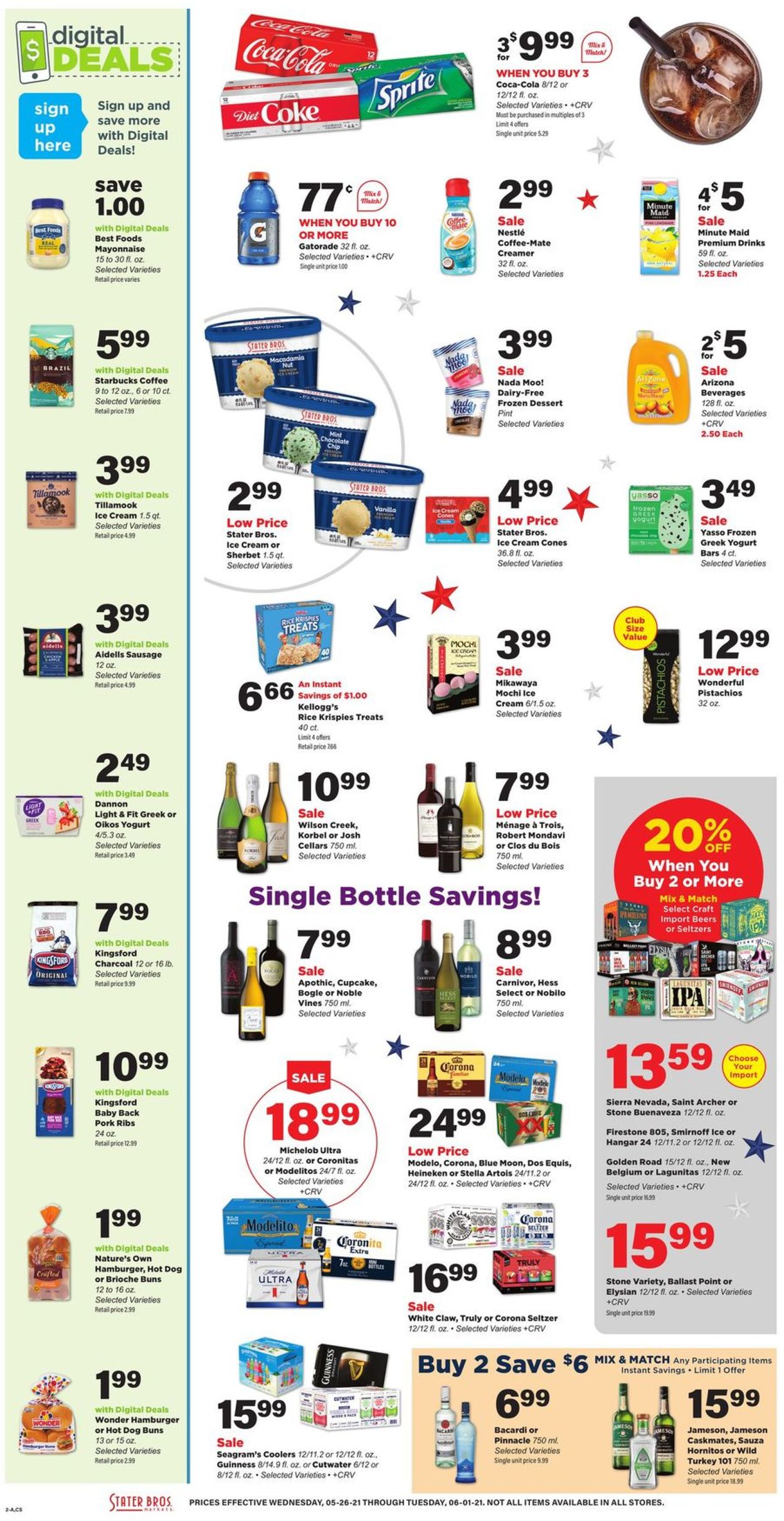 Stater Bros. Ad from 05/26/2021