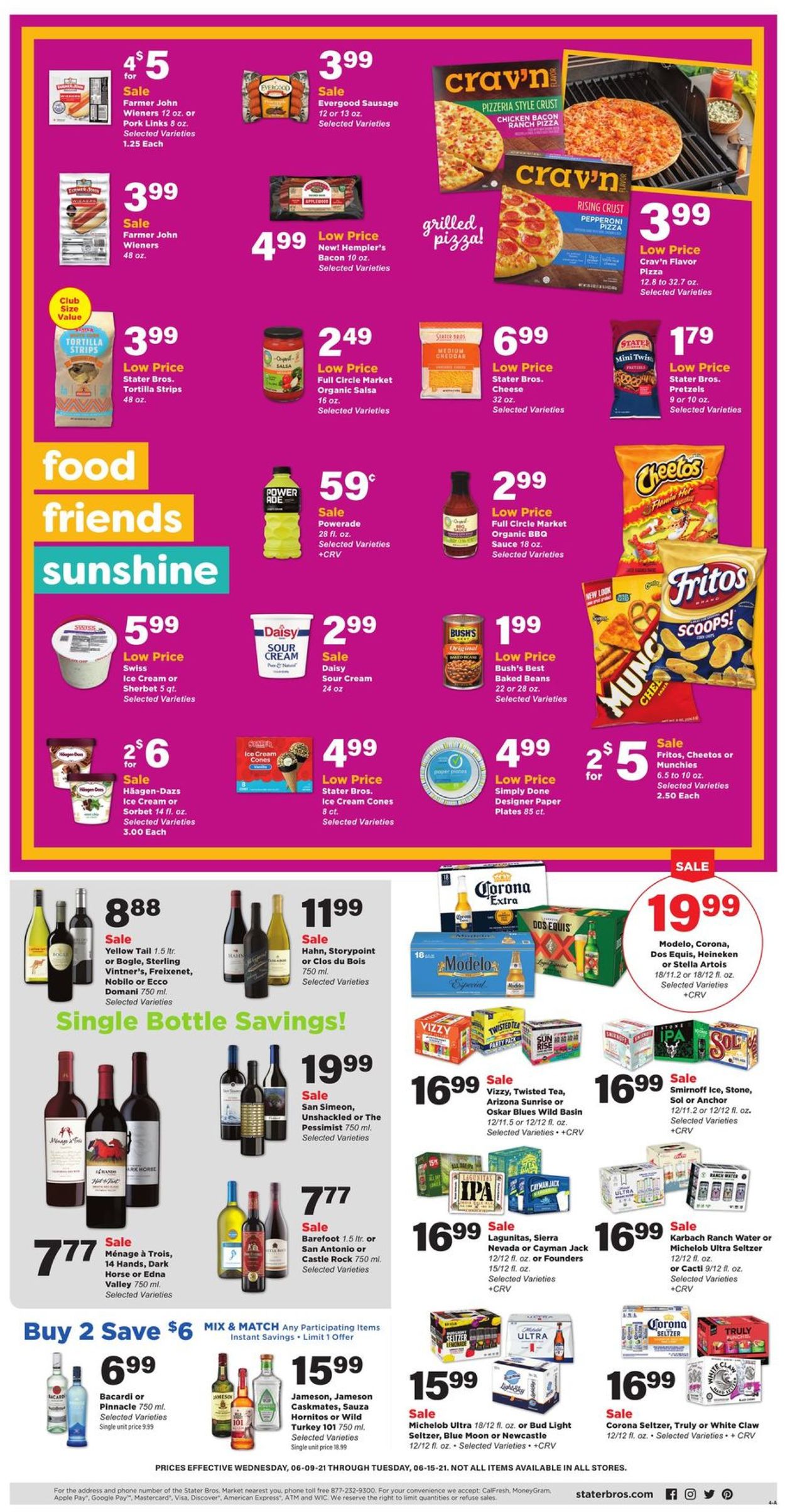 Stater Bros. Ad from 06/09/2021