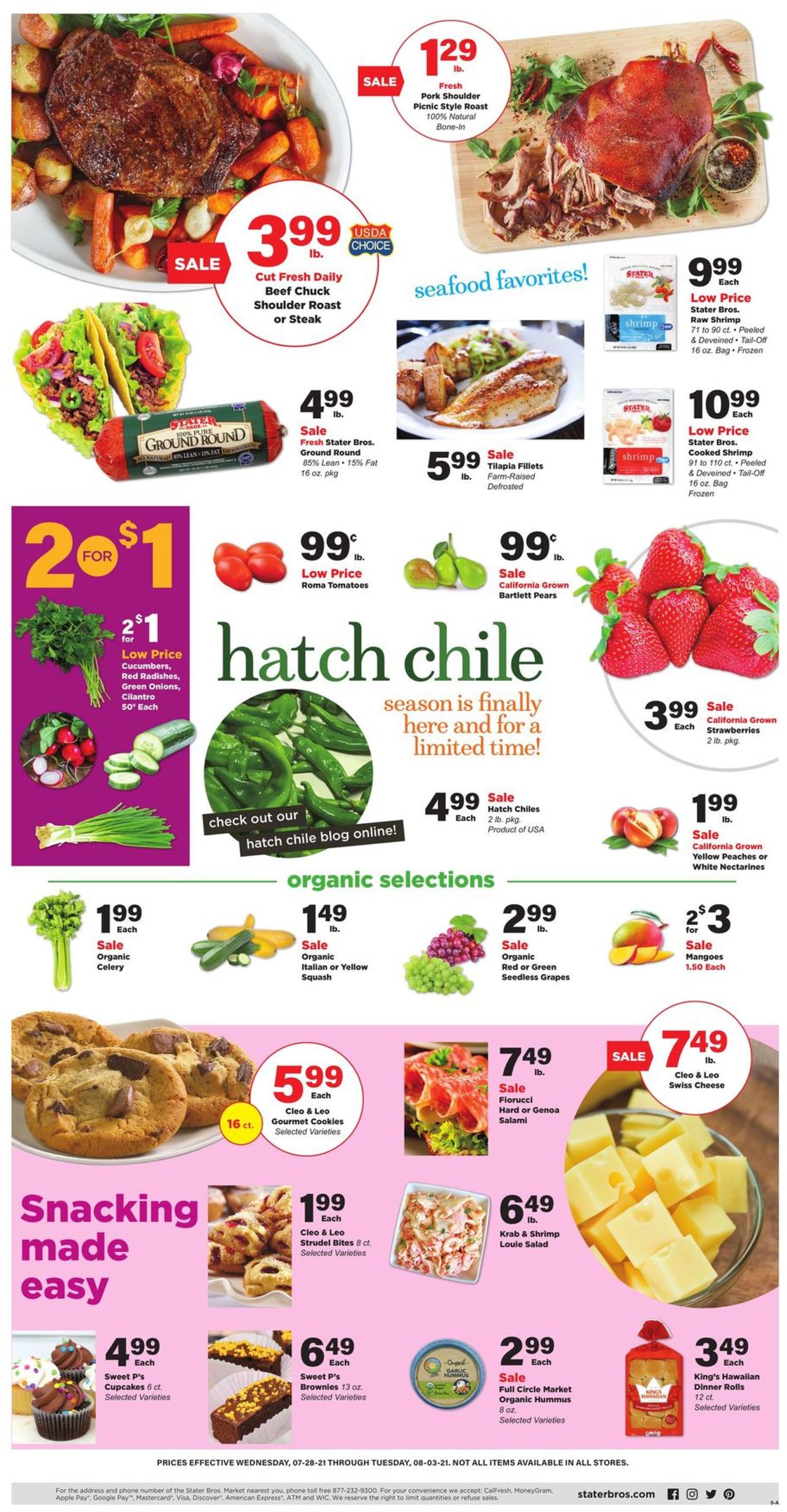 Stater Bros. Ad from 07/28/2021
