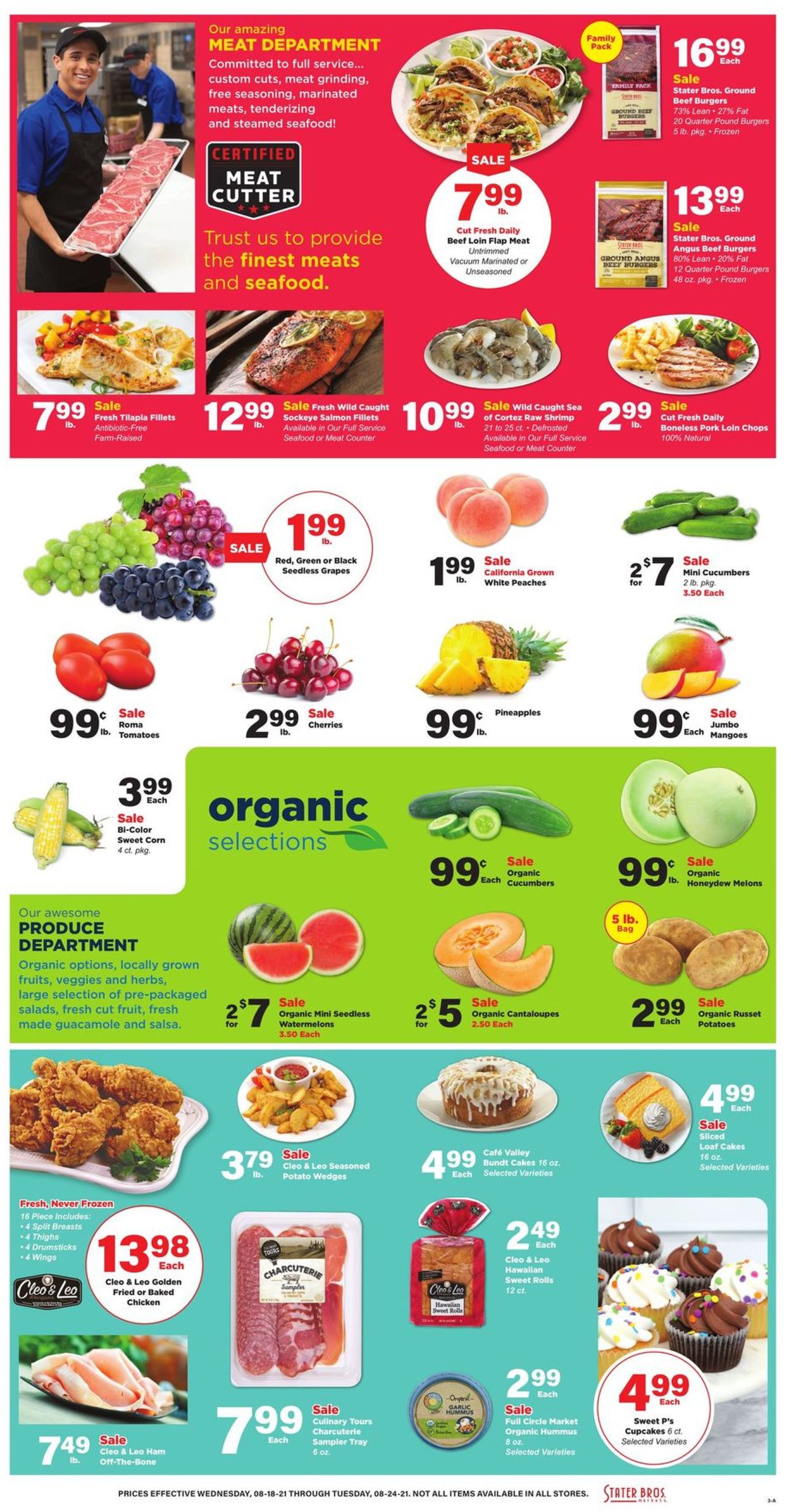 Stater Bros. Ad from 08/18/2021