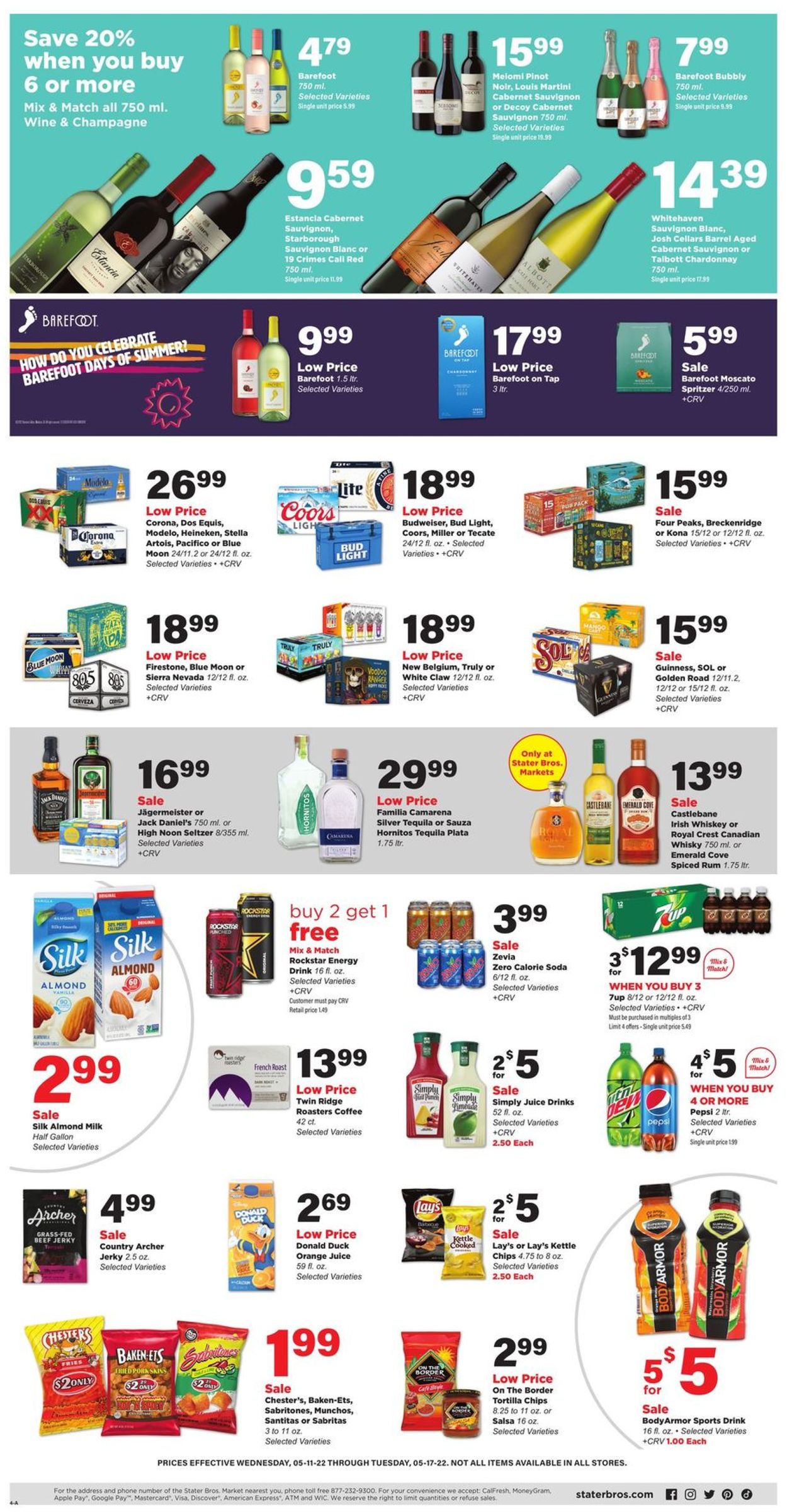 Stater Bros. Ad from 05/11/2022