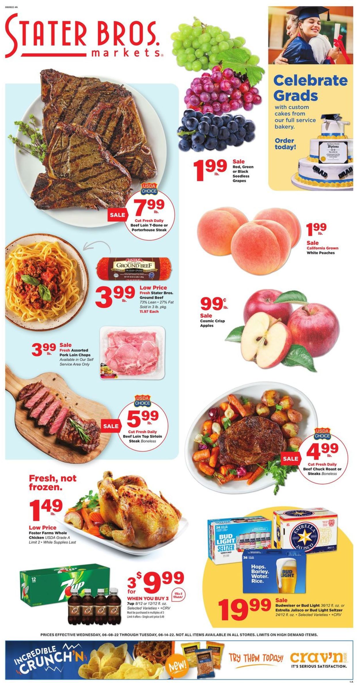 Stater Bros. Ad from 06/08/2022