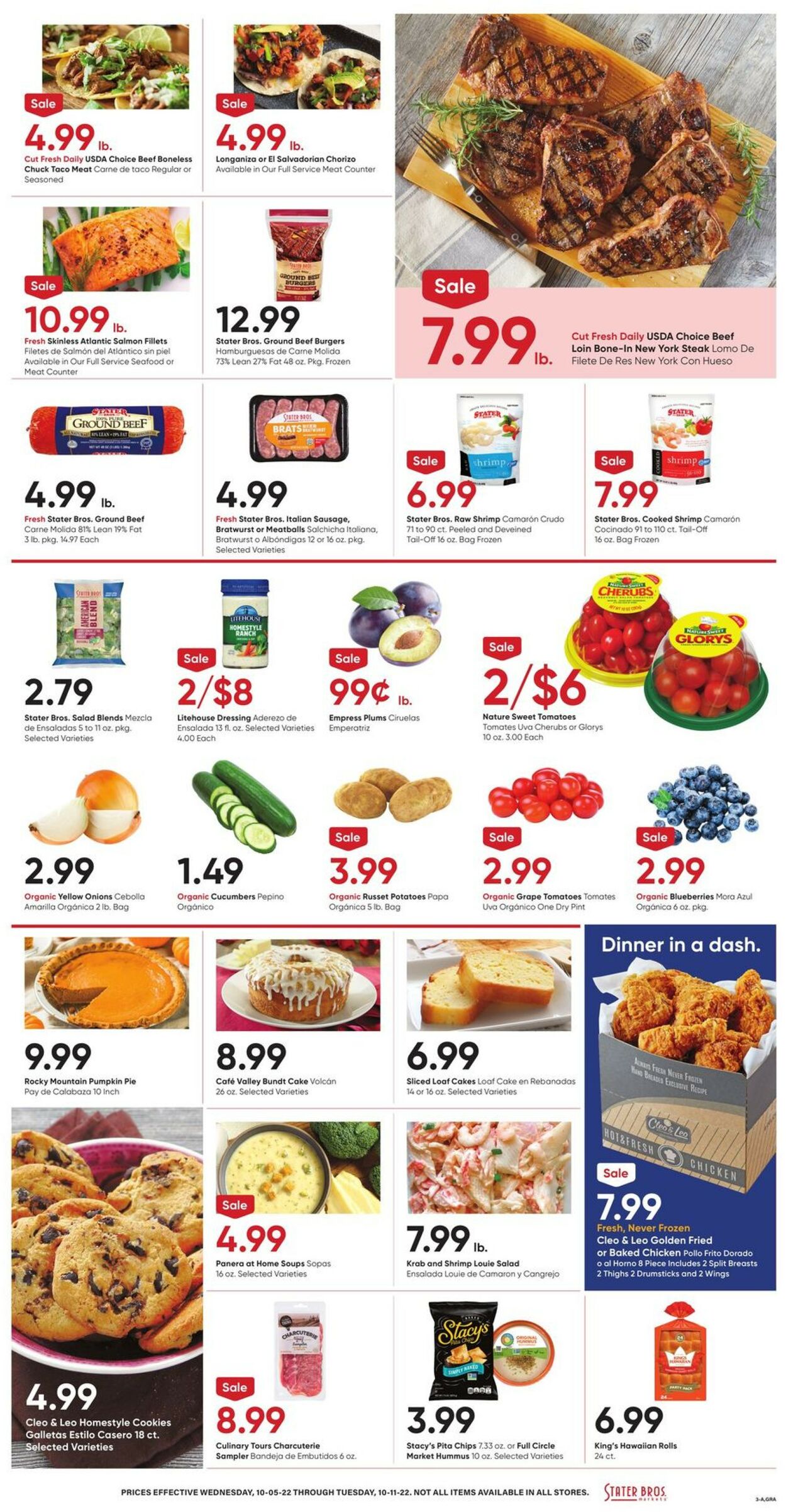 Stater Bros. Ad from 10/05/2022