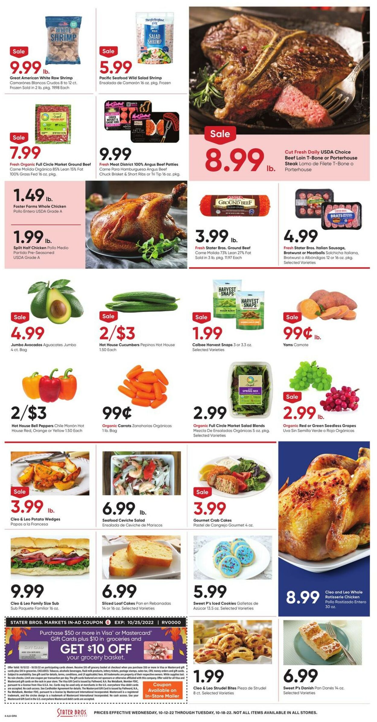 Stater Bros. Ad from 10/12/2022