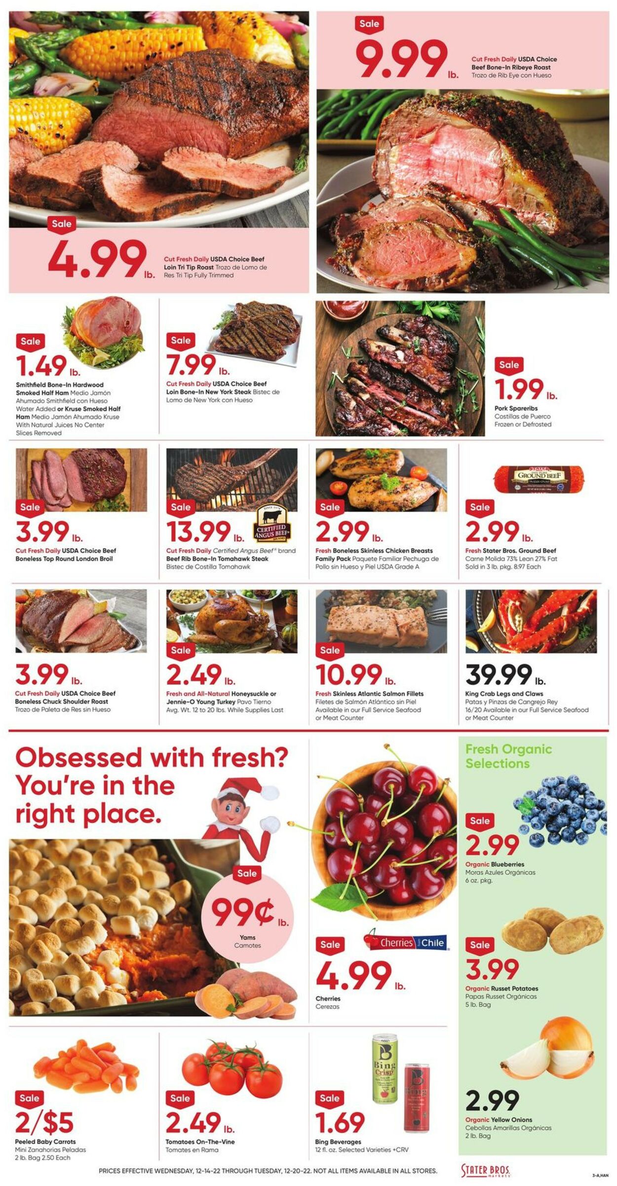 Stater Bros. Ad from 12/14/2022