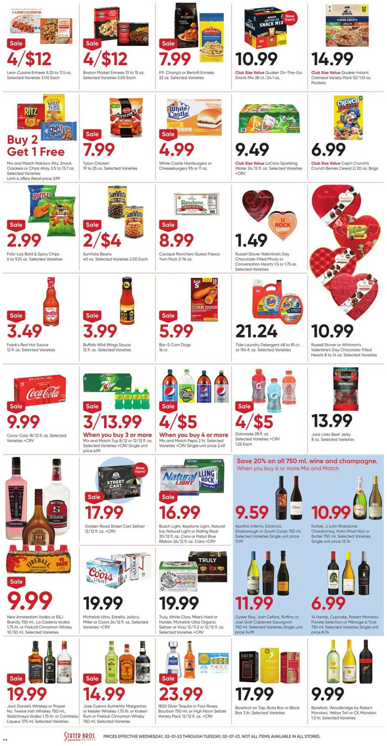 Stater Bros. Ad from 02/01/2023