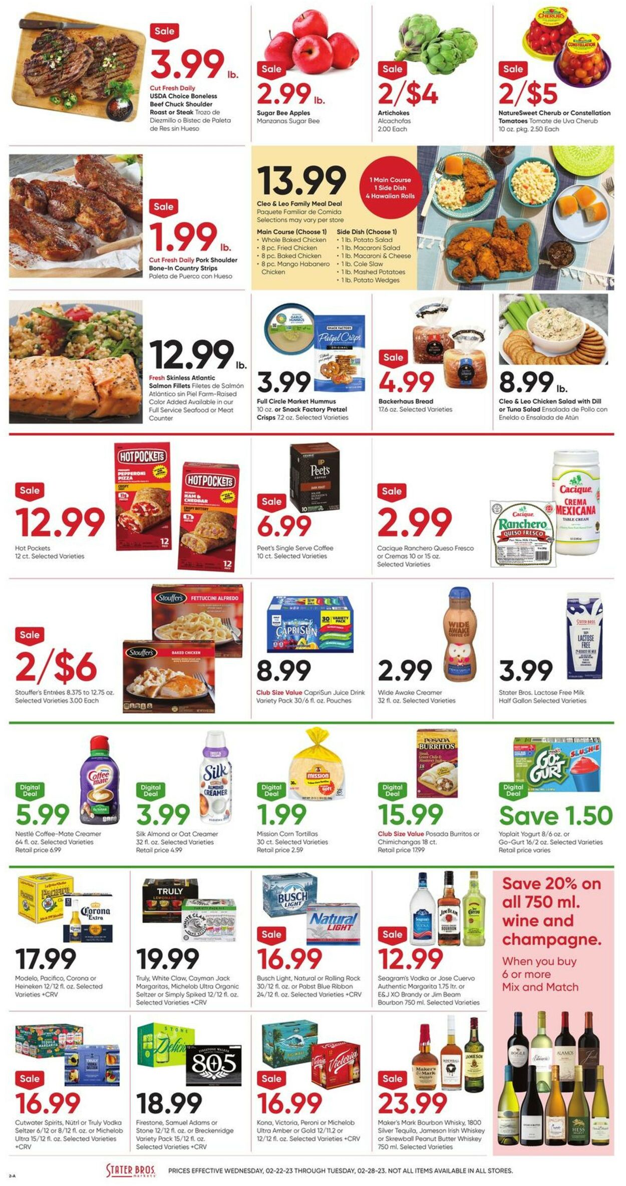 Stater Bros. Ad from 02/22/2023