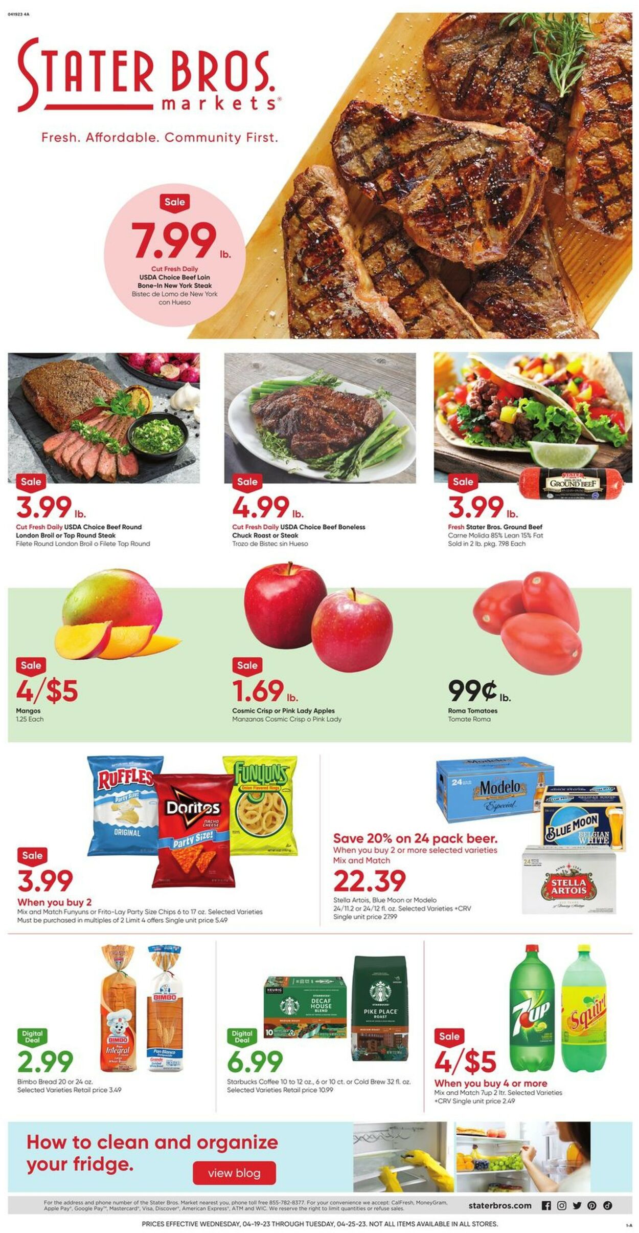 Stater Bros. Ad from 04/19/2023