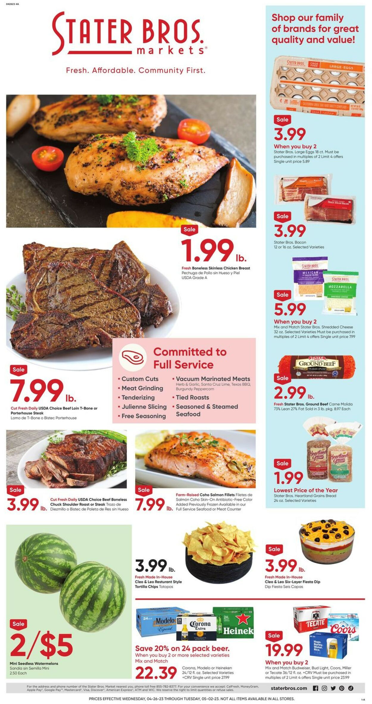 Stater Bros. Ad from 04/26/2023
