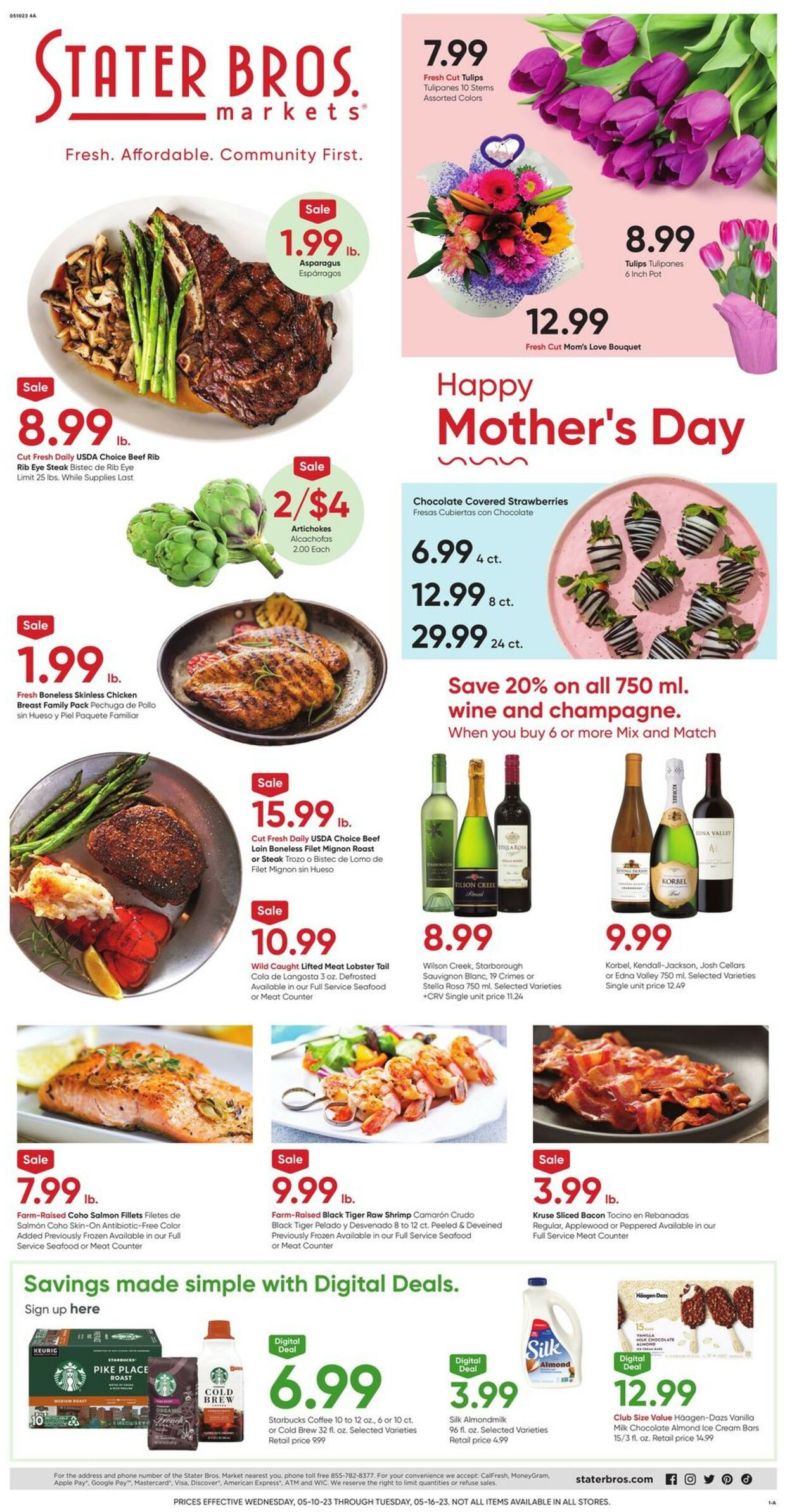 Stater Bros. Ad from 05/10/2023