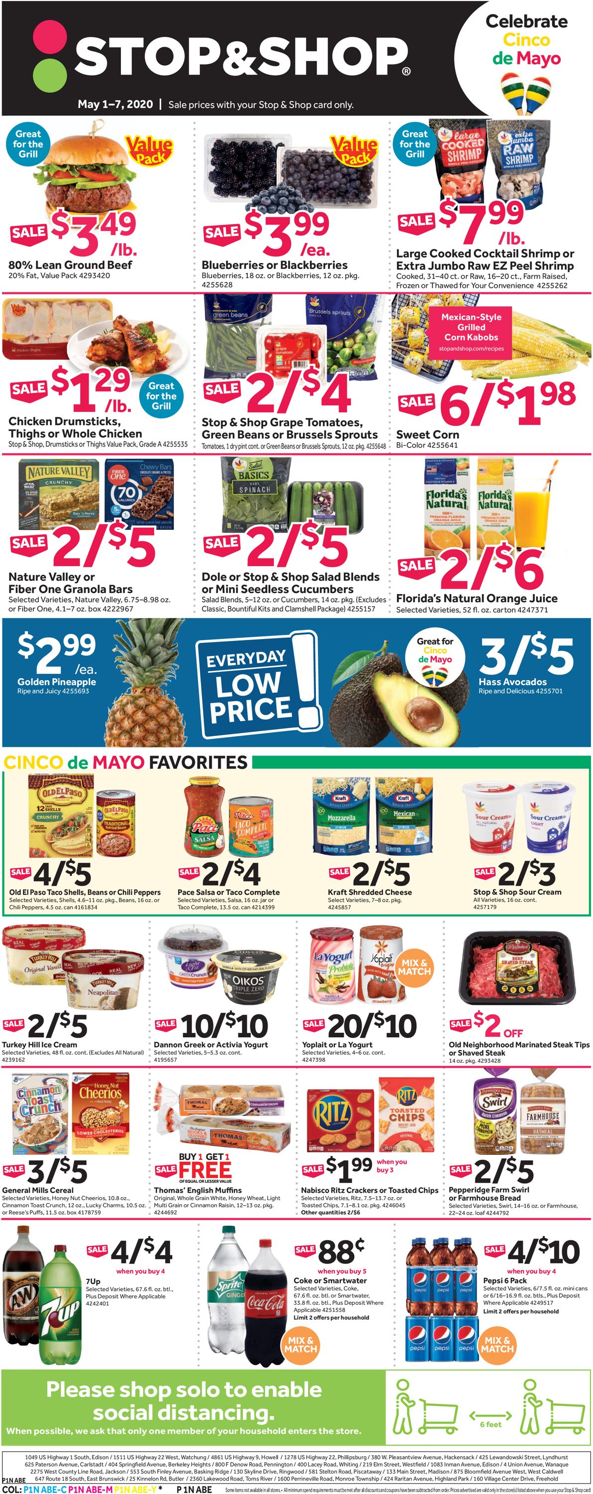 Stop and Shop Ad from 05/01/2020