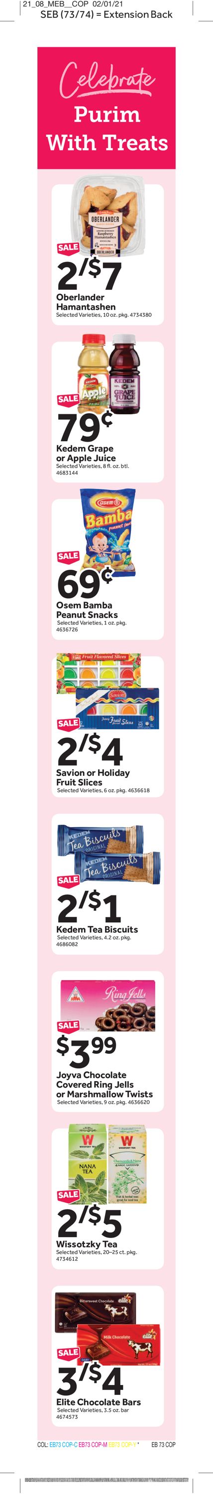 Stop and Shop Ad from 02/19/2021