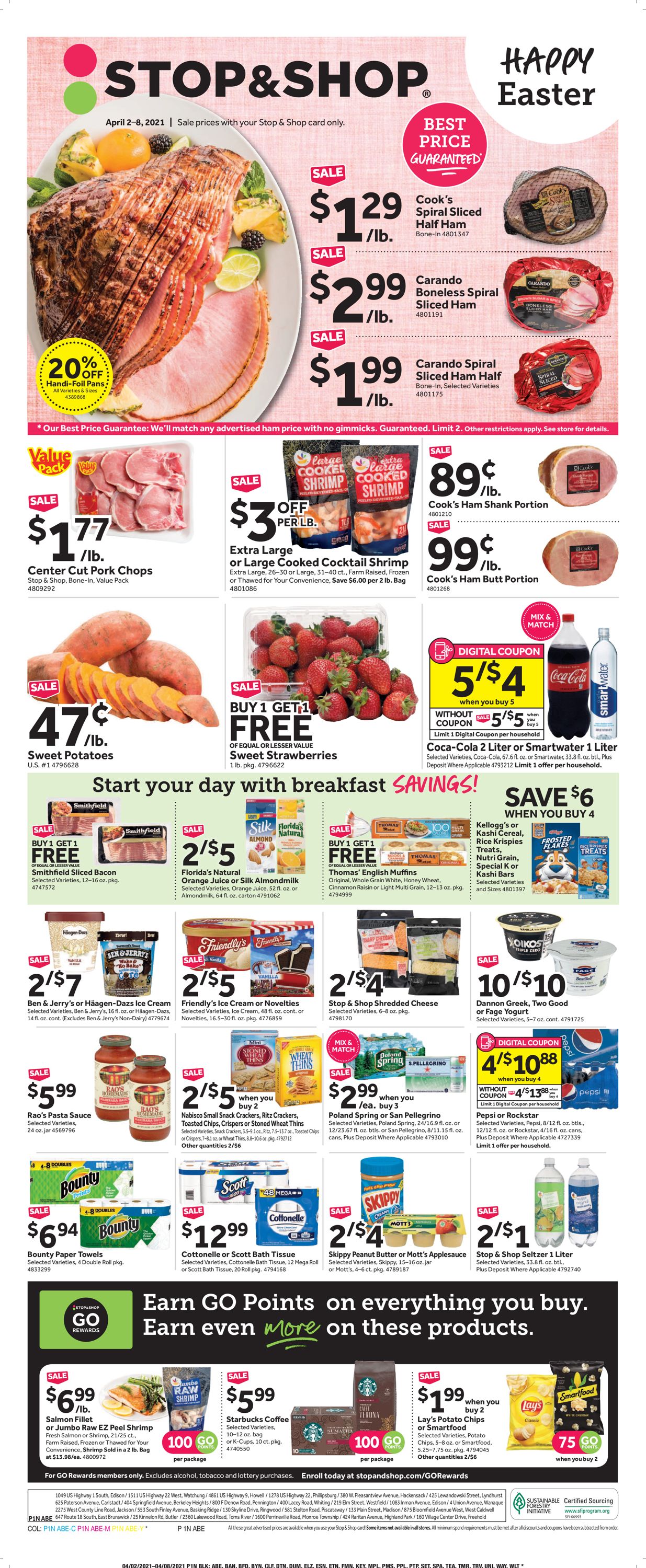 Stop and Shop Ad from 04/02/2021