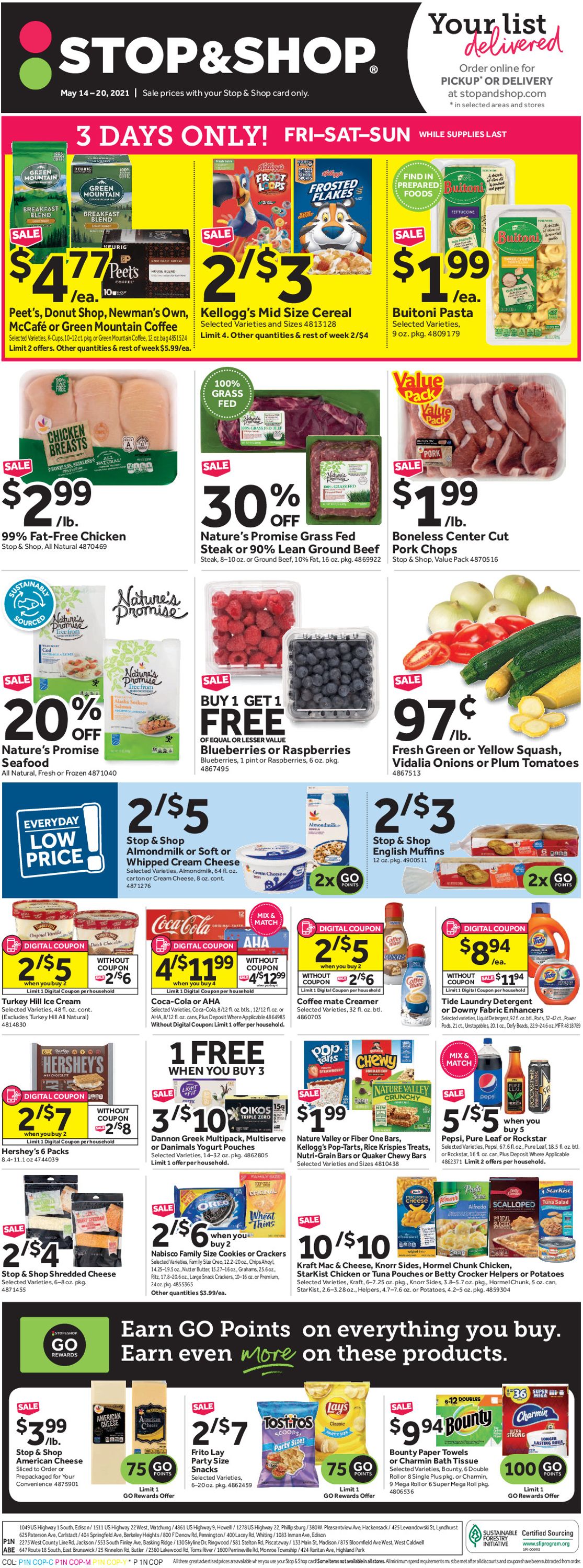 Stop and Shop Ad from 05/14/2021