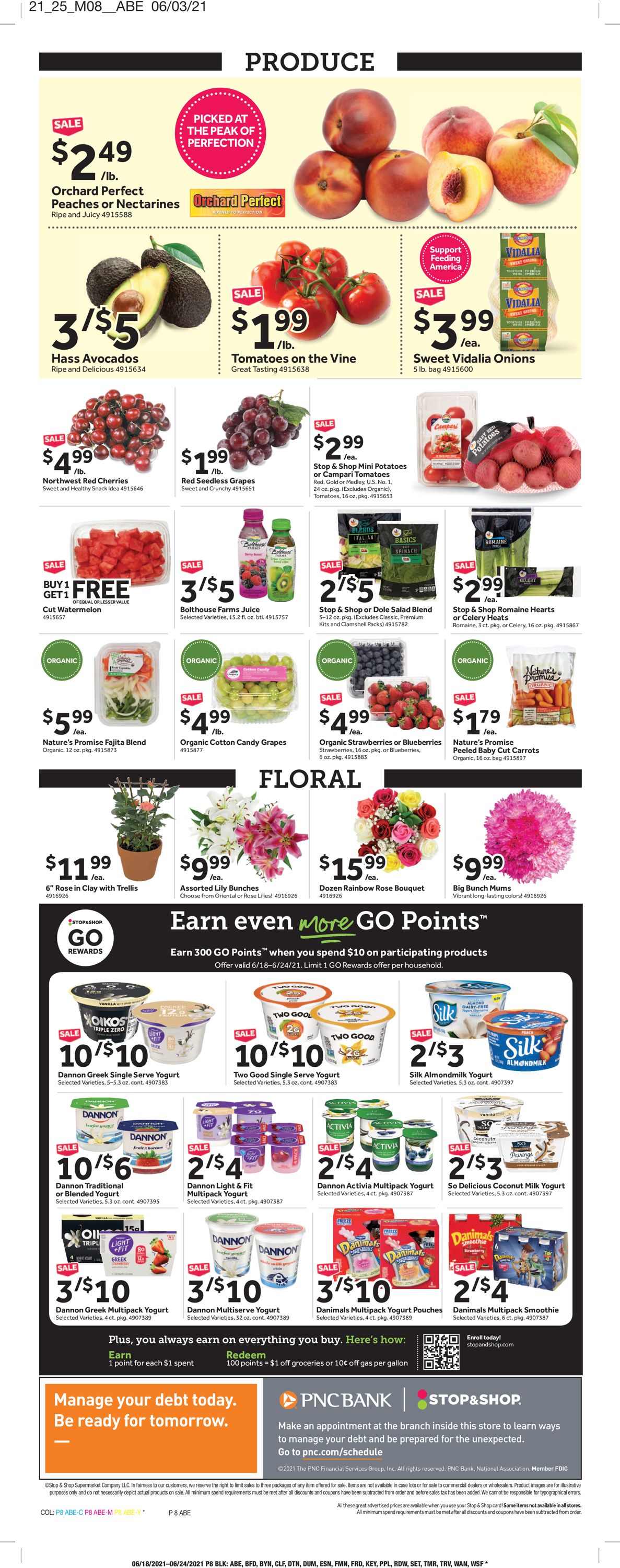 Stop and Shop Ad from 06/18/2021