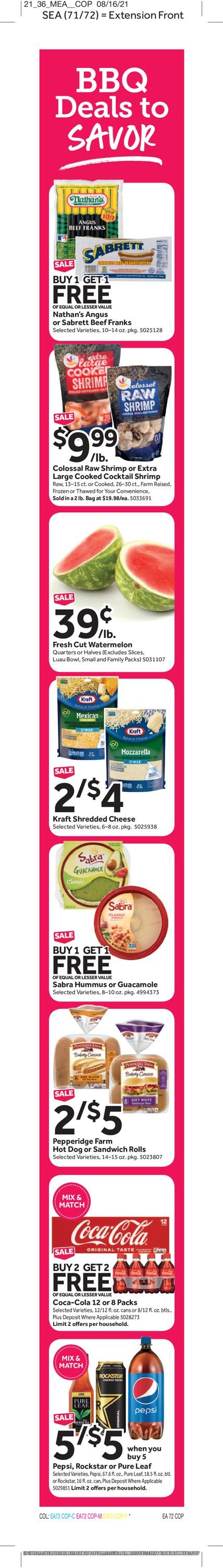 Stop and Shop Ad from 09/03/2021