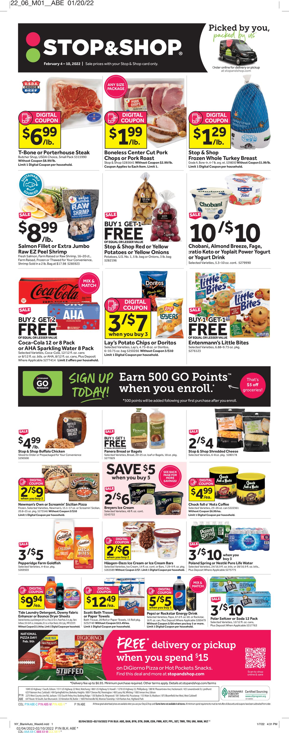 Stop and Shop Ad from 02/04/2022