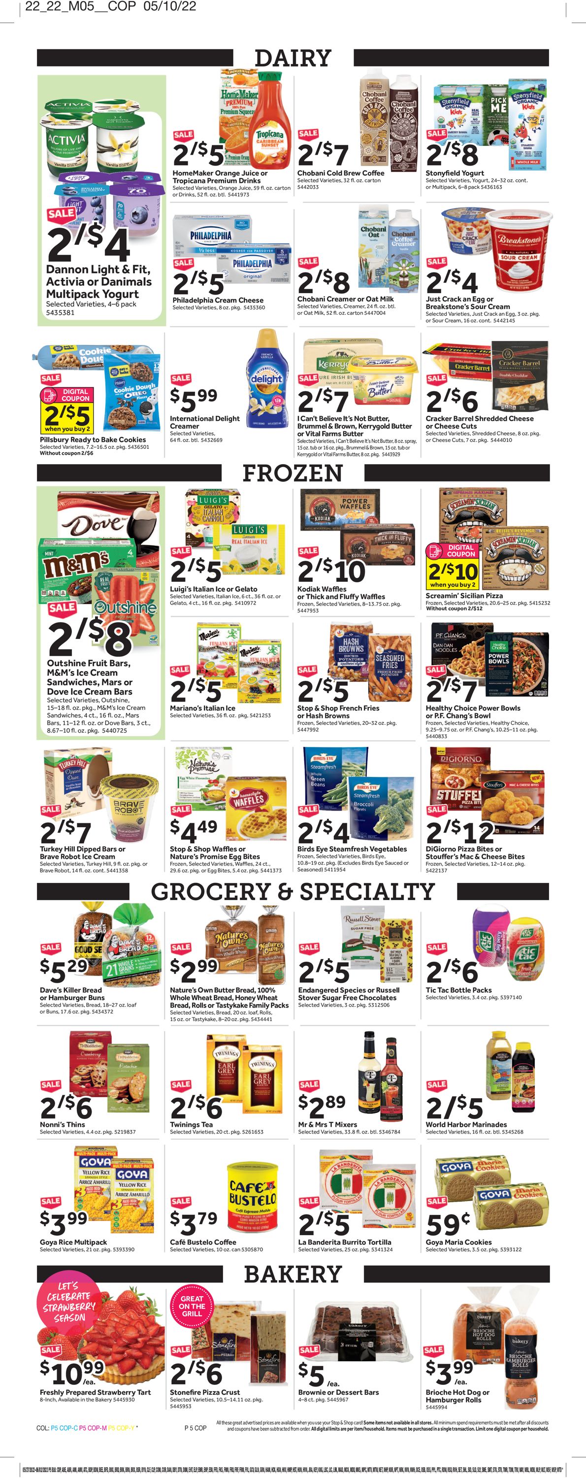 Stop and Shop Ad from 05/27/2022