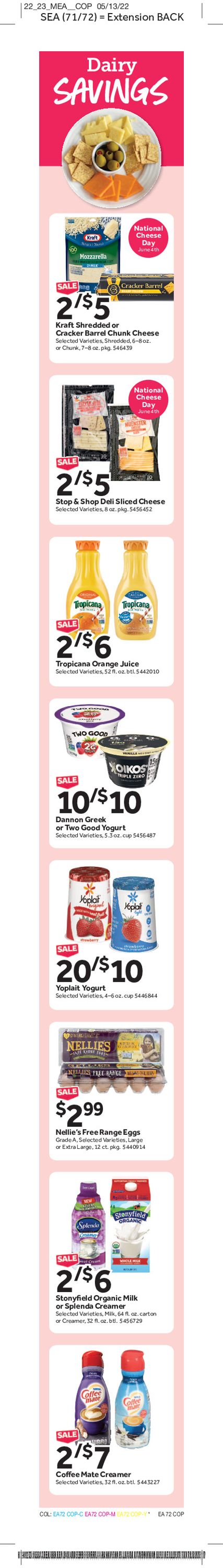 Stop and Shop Ad from 06/03/2022