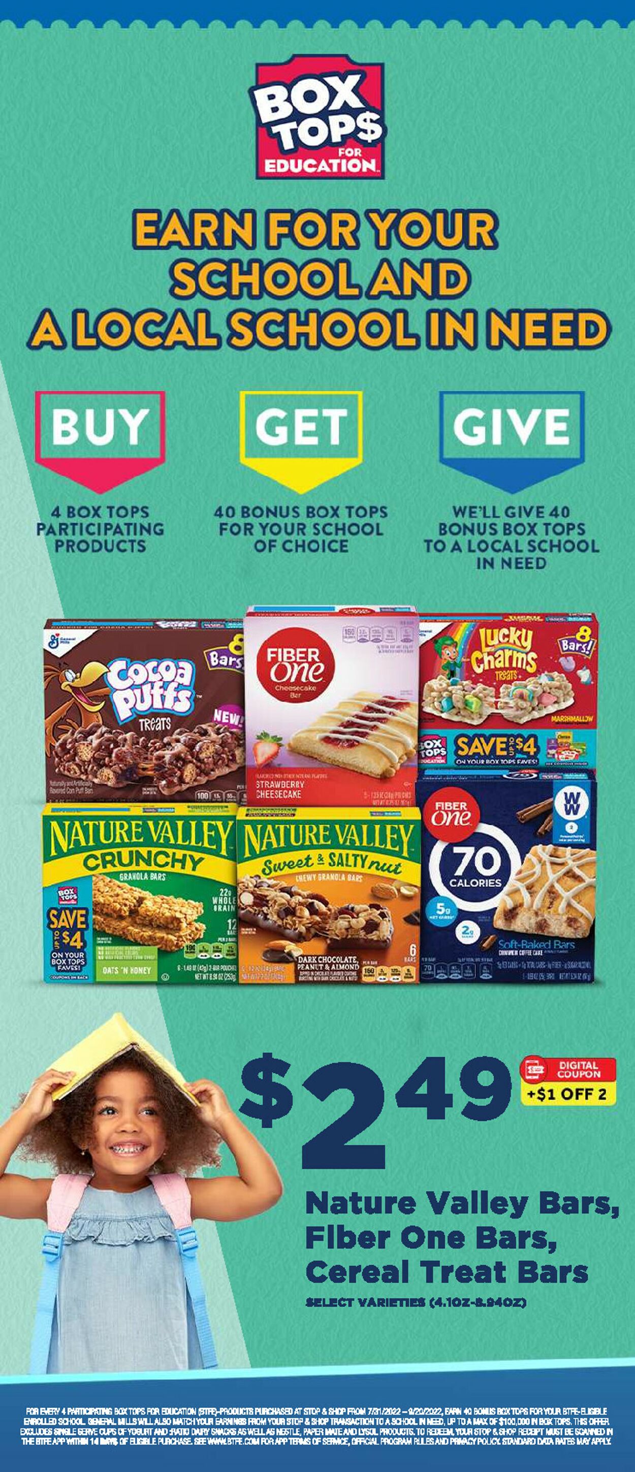 Stop and Shop Ad from 09/02/2022