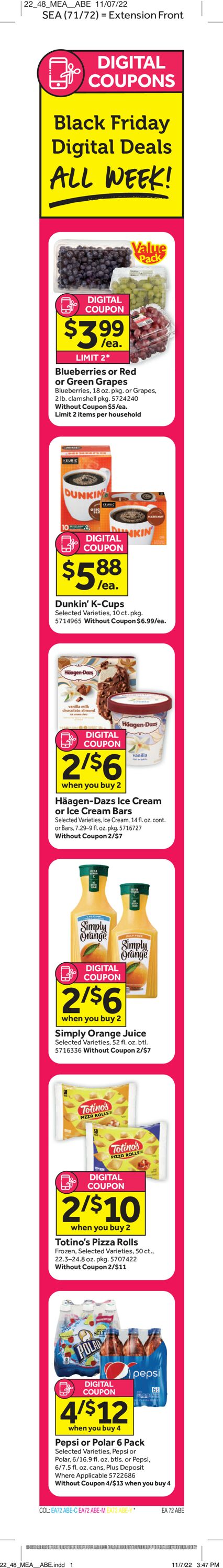 Stop and Shop Ad from 11/25/2022