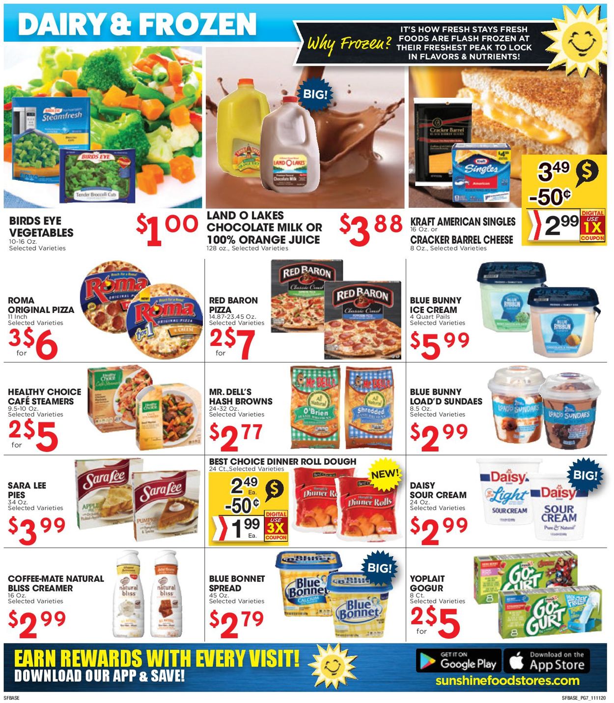 Sunshine Foods Ad from 11/11/2020