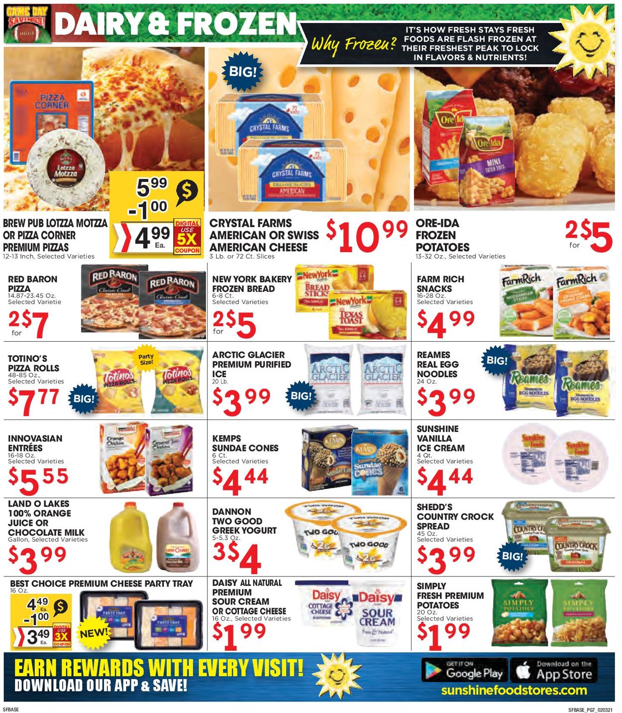 Sunshine Foods Ad from 02/03/2021