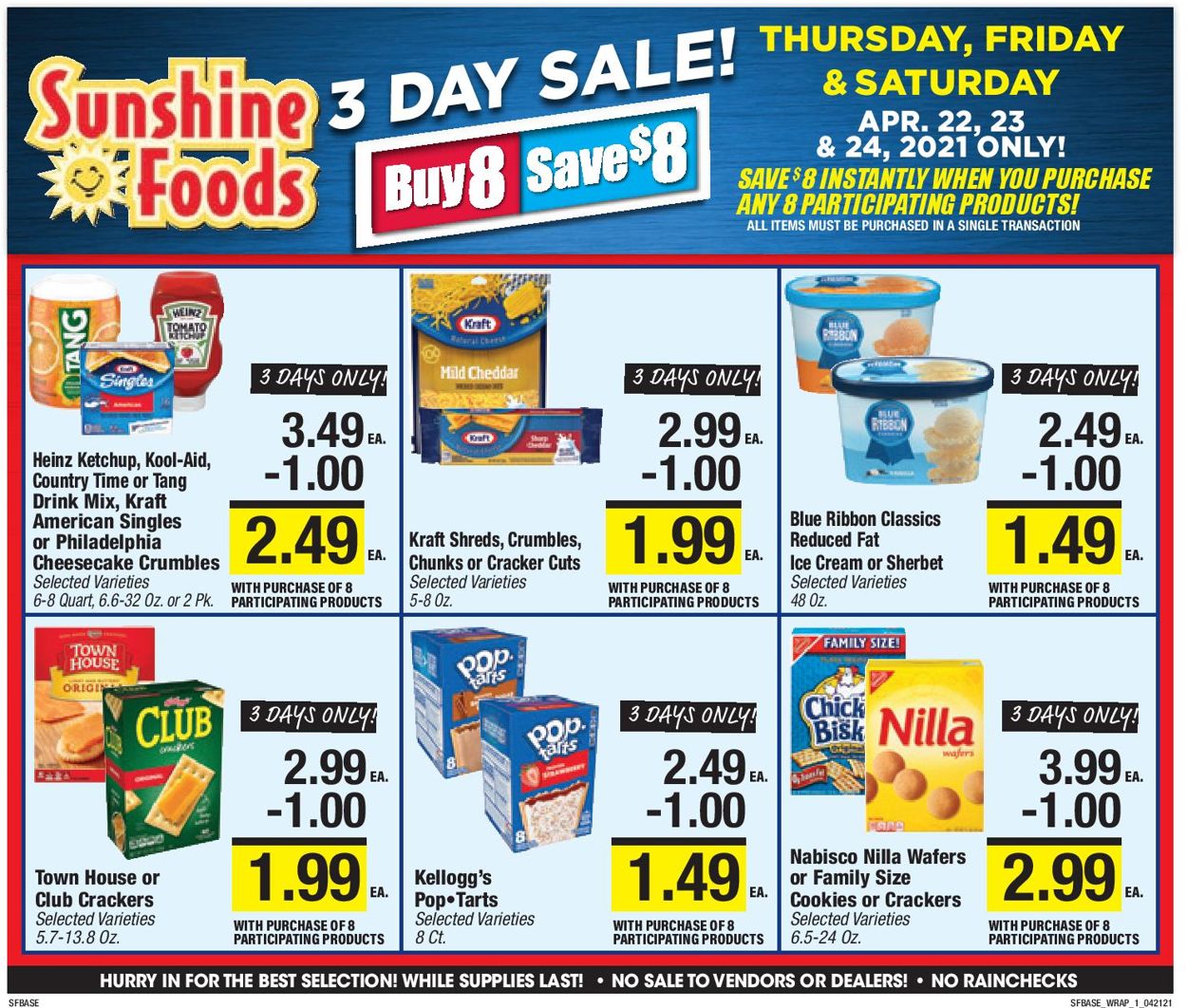 Sunshine Foods Ad from 04/21/2021