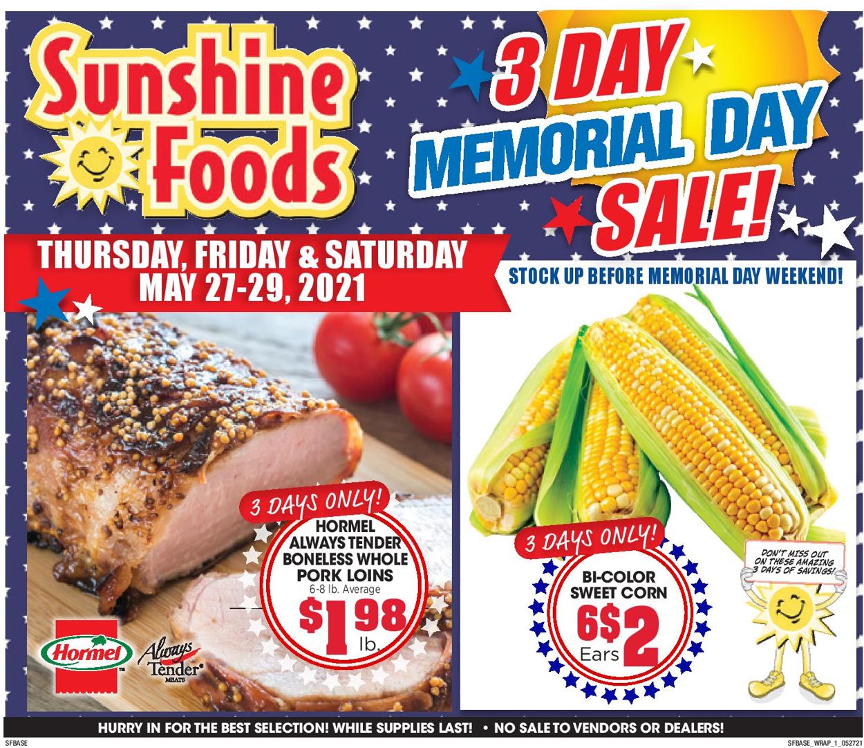 Sunshine Foods Ad from 05/26/2021