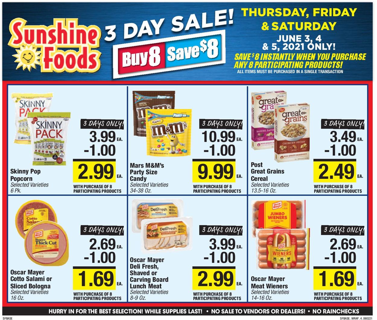 Sunshine Foods Ad from 06/02/2021