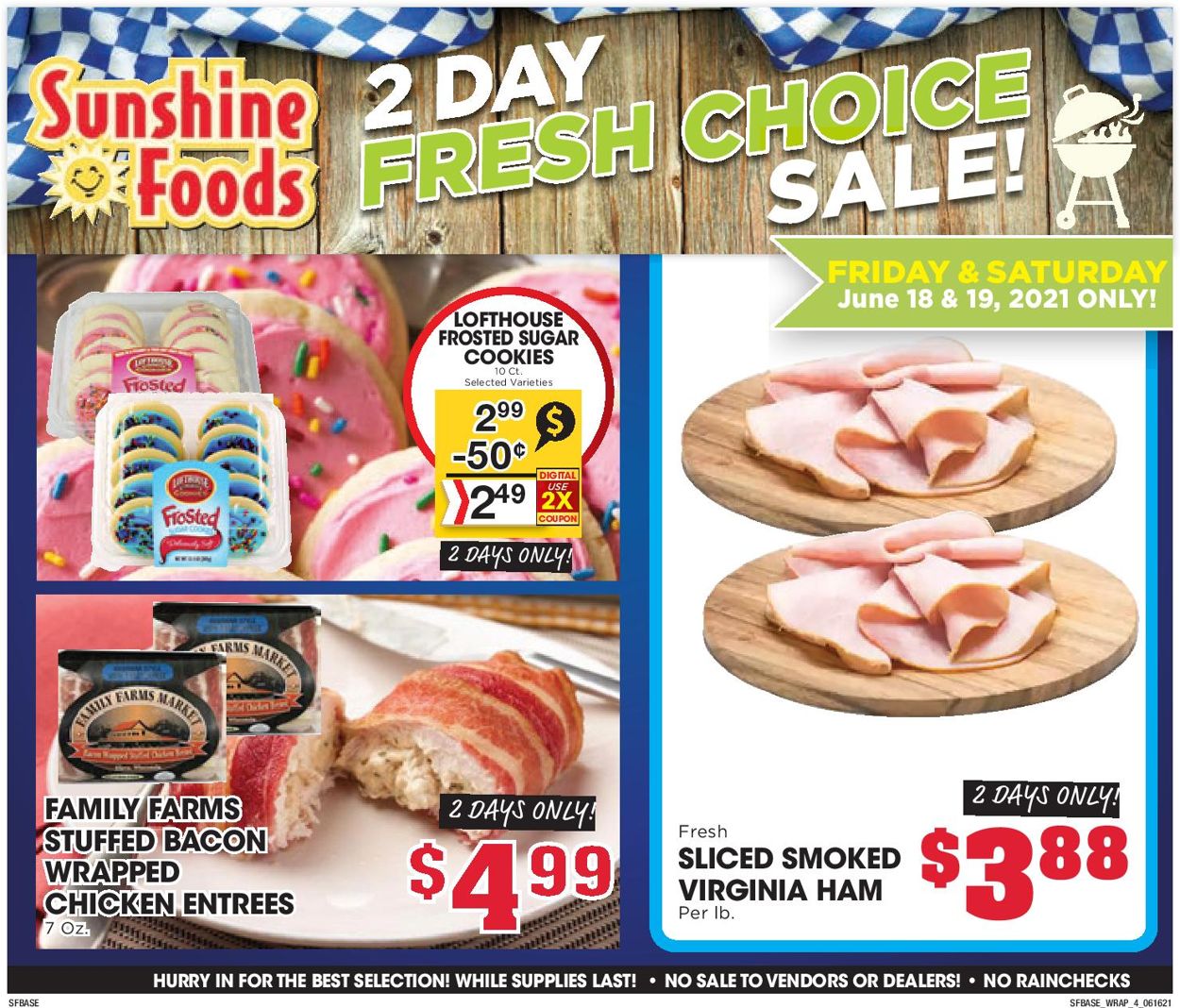 Sunshine Foods Ad from 06/16/2021