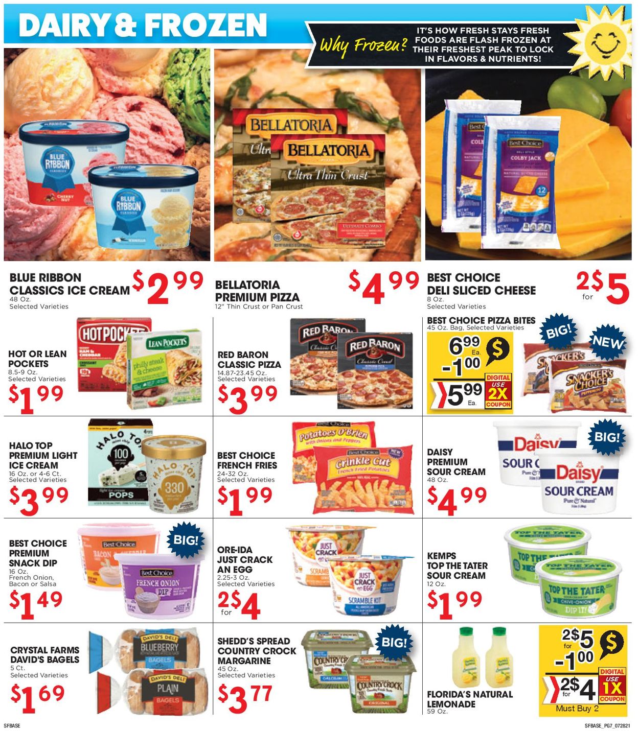Sunshine Foods Ad from 07/28/2021