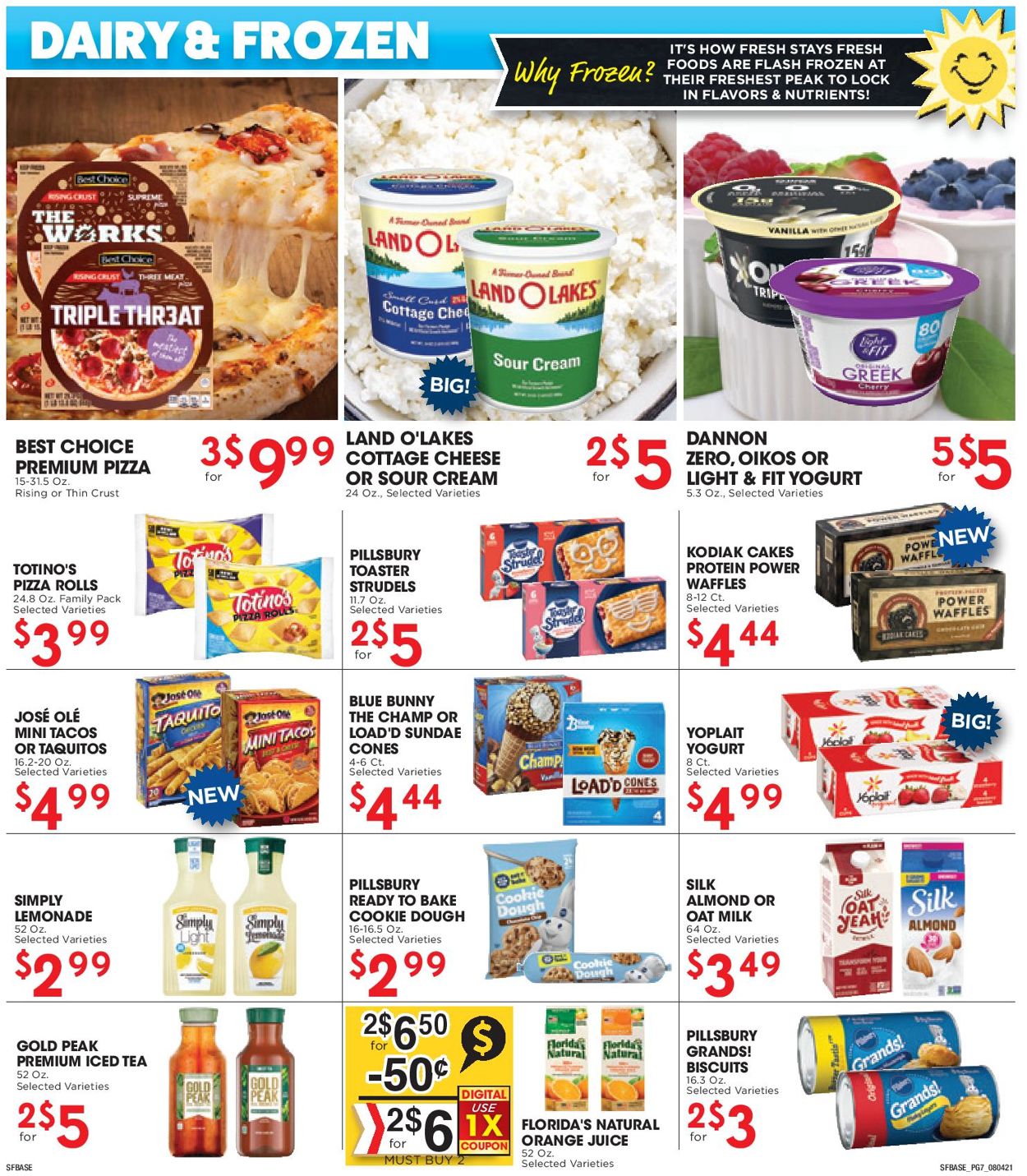 Sunshine Foods Ad from 08/04/2021