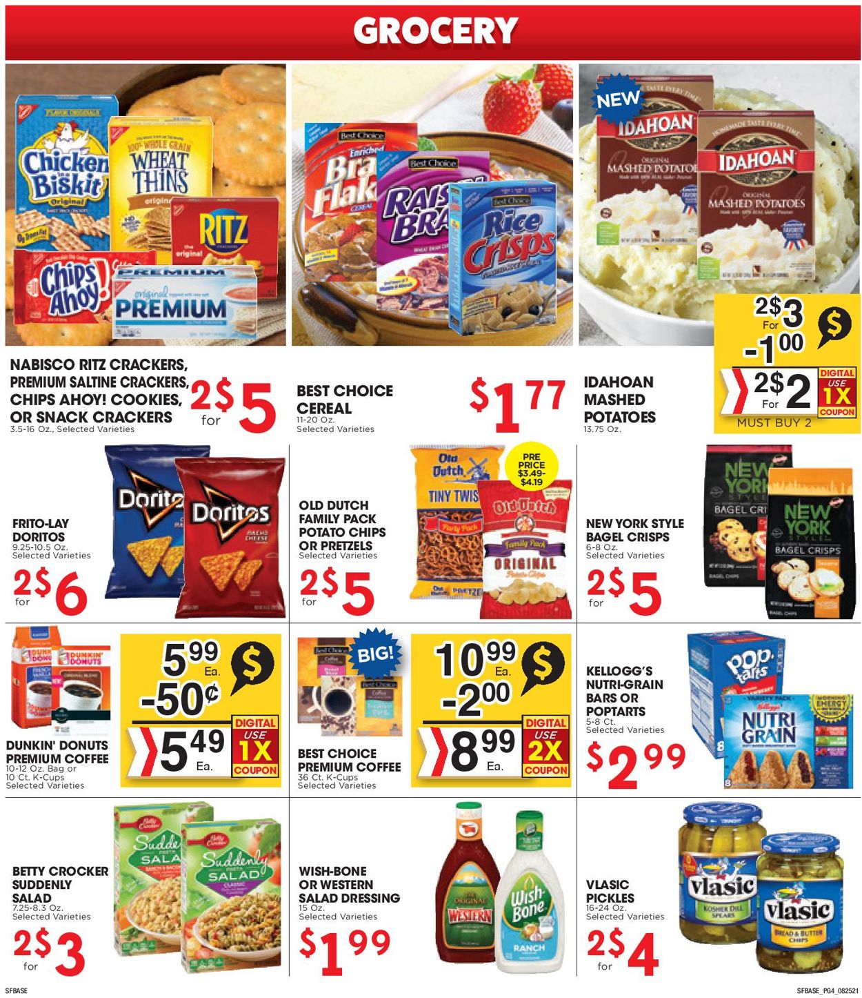 Sunshine Foods Ad from 08/25/2021