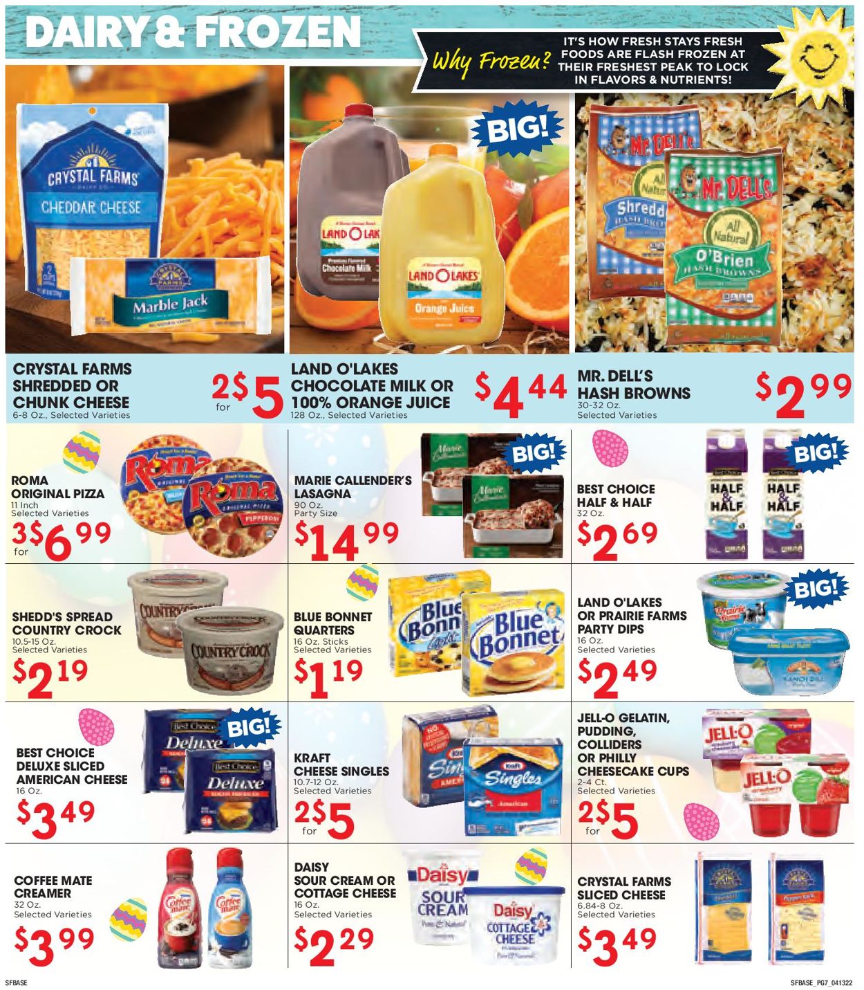 Sunshine Foods Ad from 04/13/2022